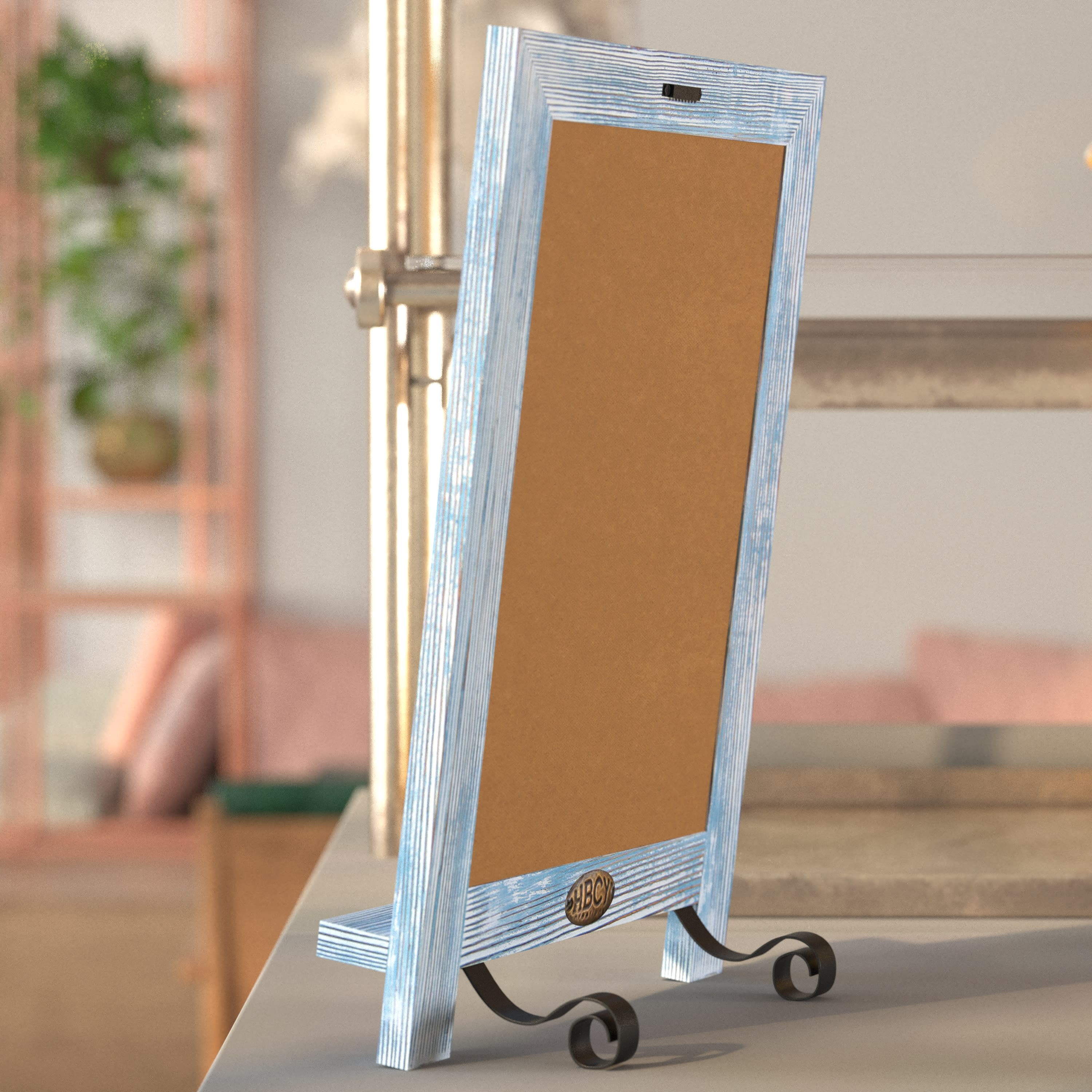 Canterbury Tabletop Magnetic Chalkboards Sign with Metal Scrolled Legs, Hanging Wall Chalkboards, Countertop Memo Board - Image 112