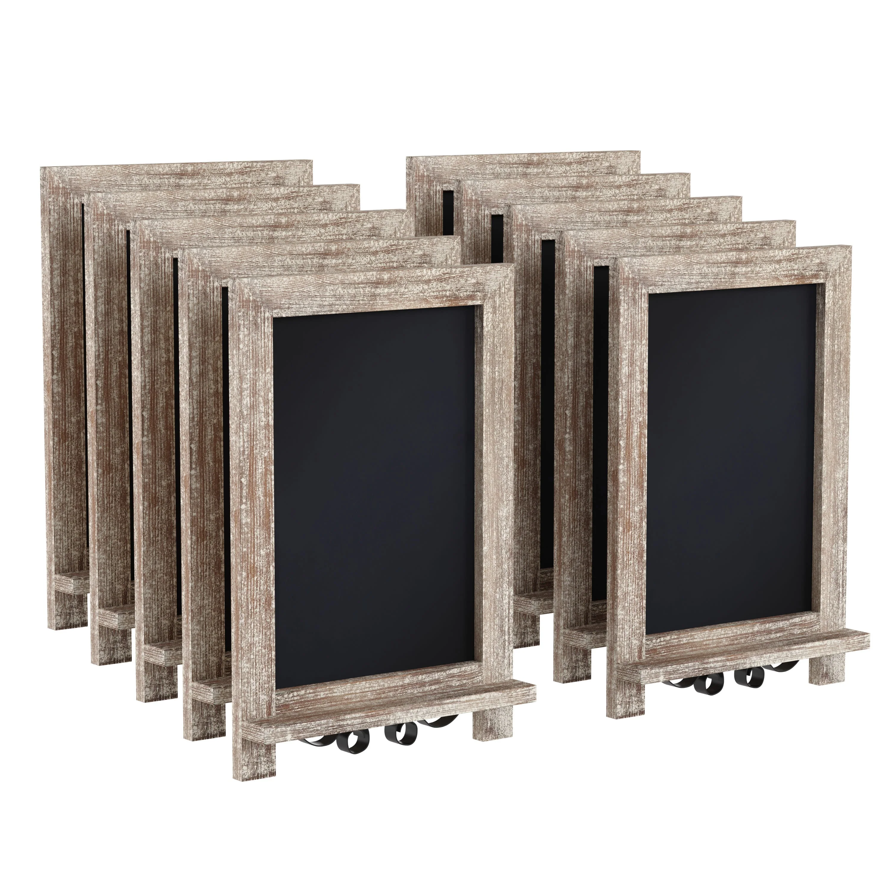 Canterbury Tabletop Magnetic Chalkboards Sign with Metal Scrolled Legs, Hanging Wall Chalkboards, Countertop Memo Board - Image 140