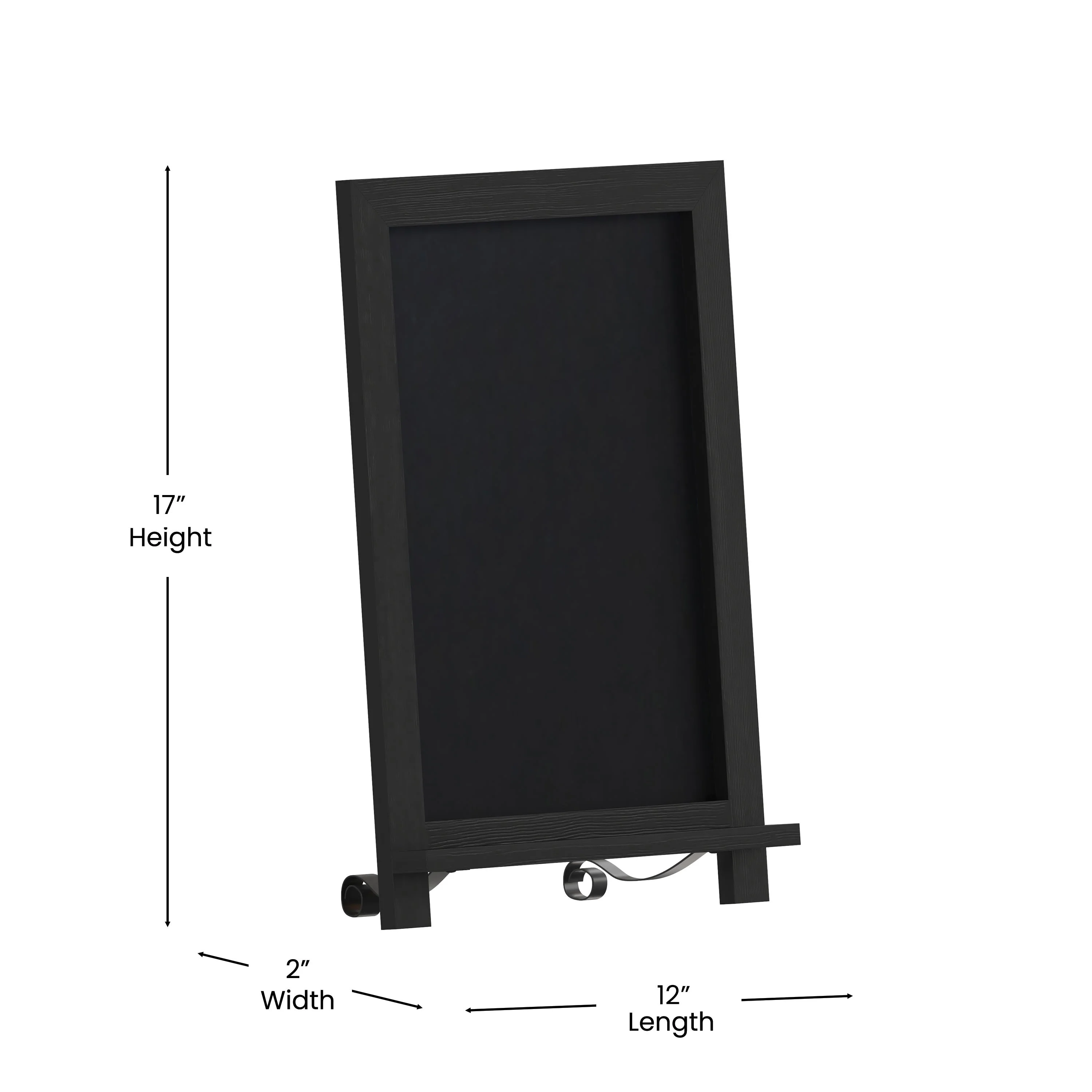 Canterbury Tabletop Magnetic Chalkboards Sign with Metal Scrolled Legs, Hanging Wall Chalkboards, Countertop Memo Board - Image 19