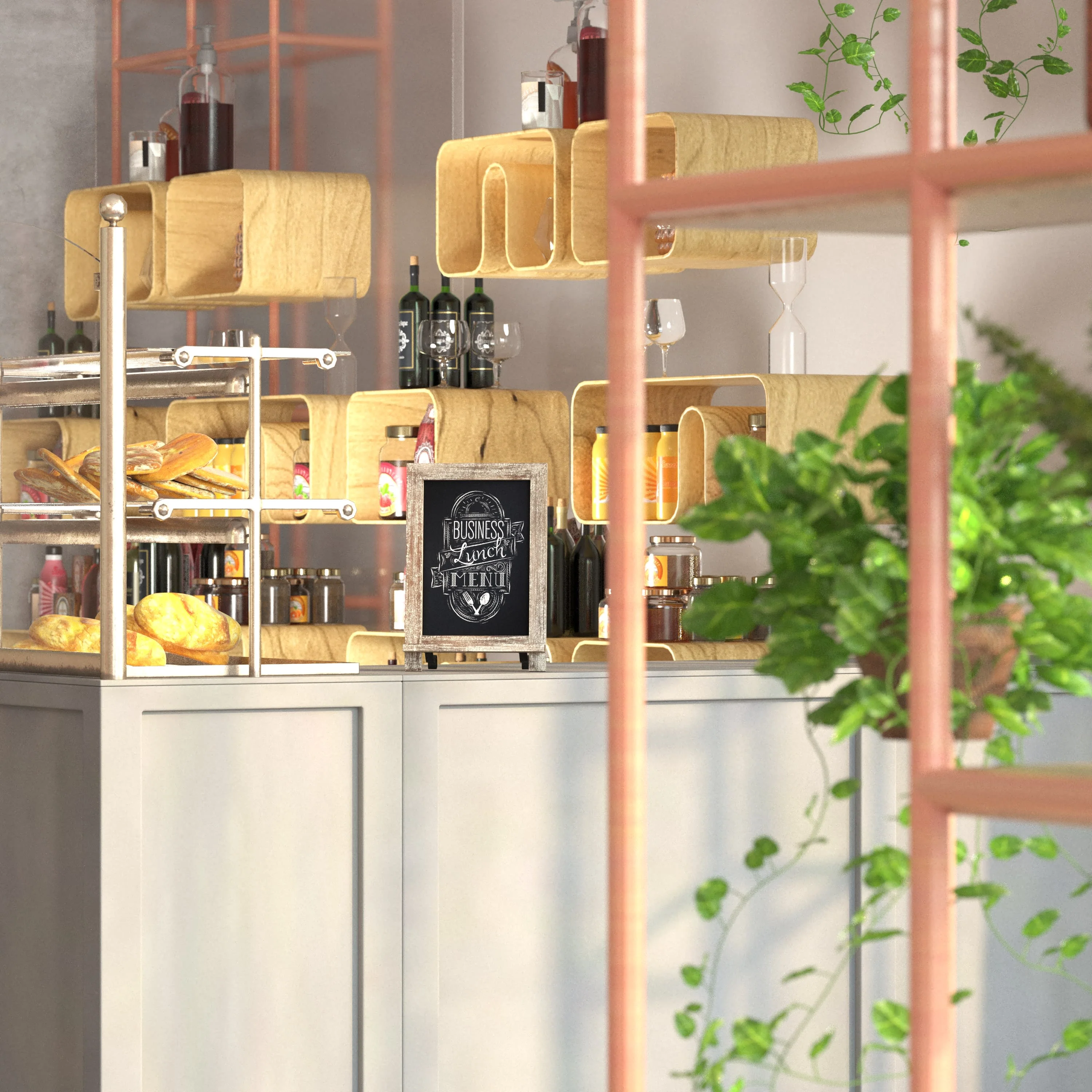 Canterbury Tabletop Magnetic Chalkboards Sign with Metal Scrolled Legs, Hanging Wall Chalkboards, Countertop Memo Board - Image 72