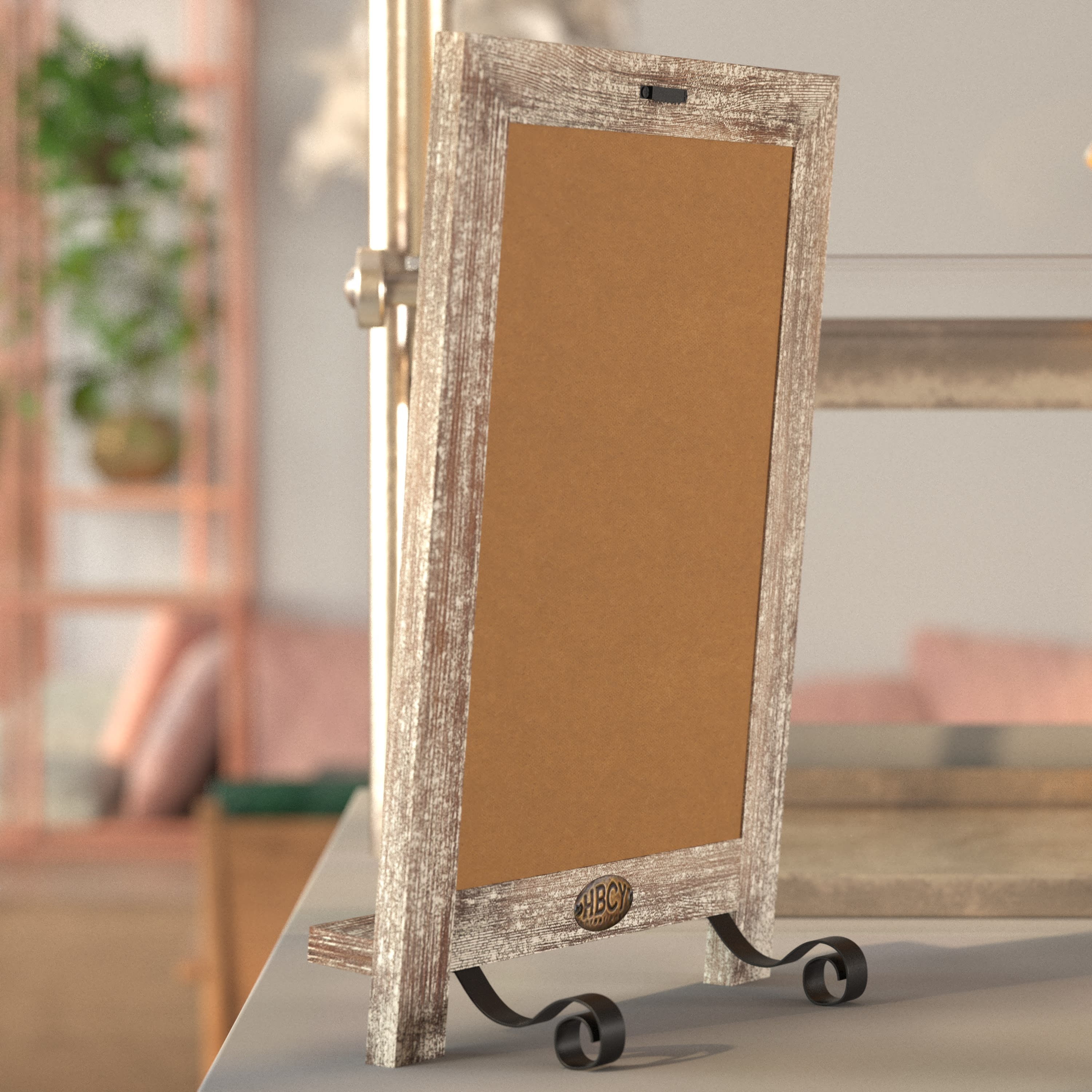 Canterbury Tabletop Magnetic Chalkboards Sign with Metal Scrolled Legs, Hanging Wall Chalkboards, Countertop Memo Board - Image 73