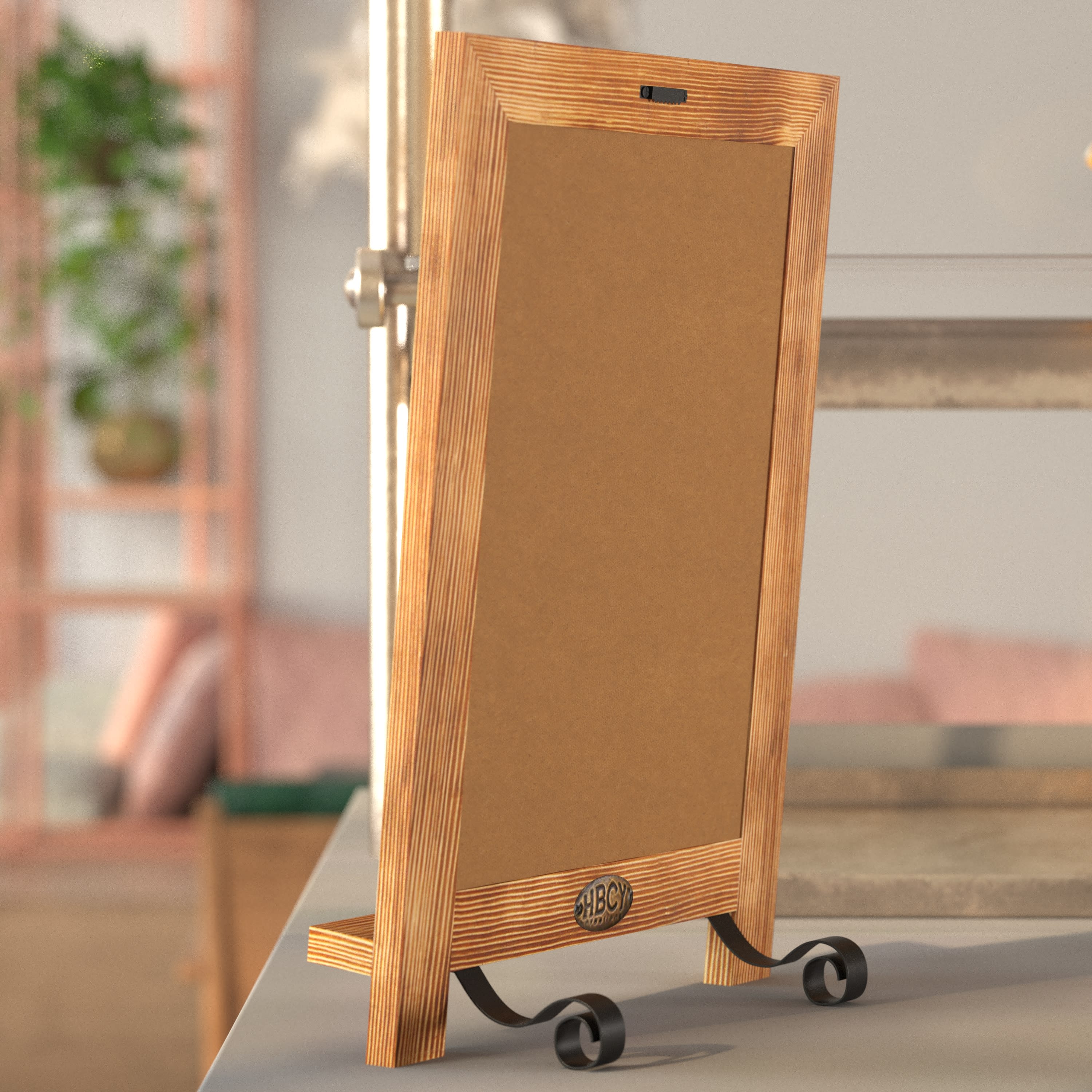 Canterbury Tabletop Magnetic Chalkboards Sign with Metal Scrolled Legs, Hanging Wall Chalkboards, Countertop Memo Board - Image 8