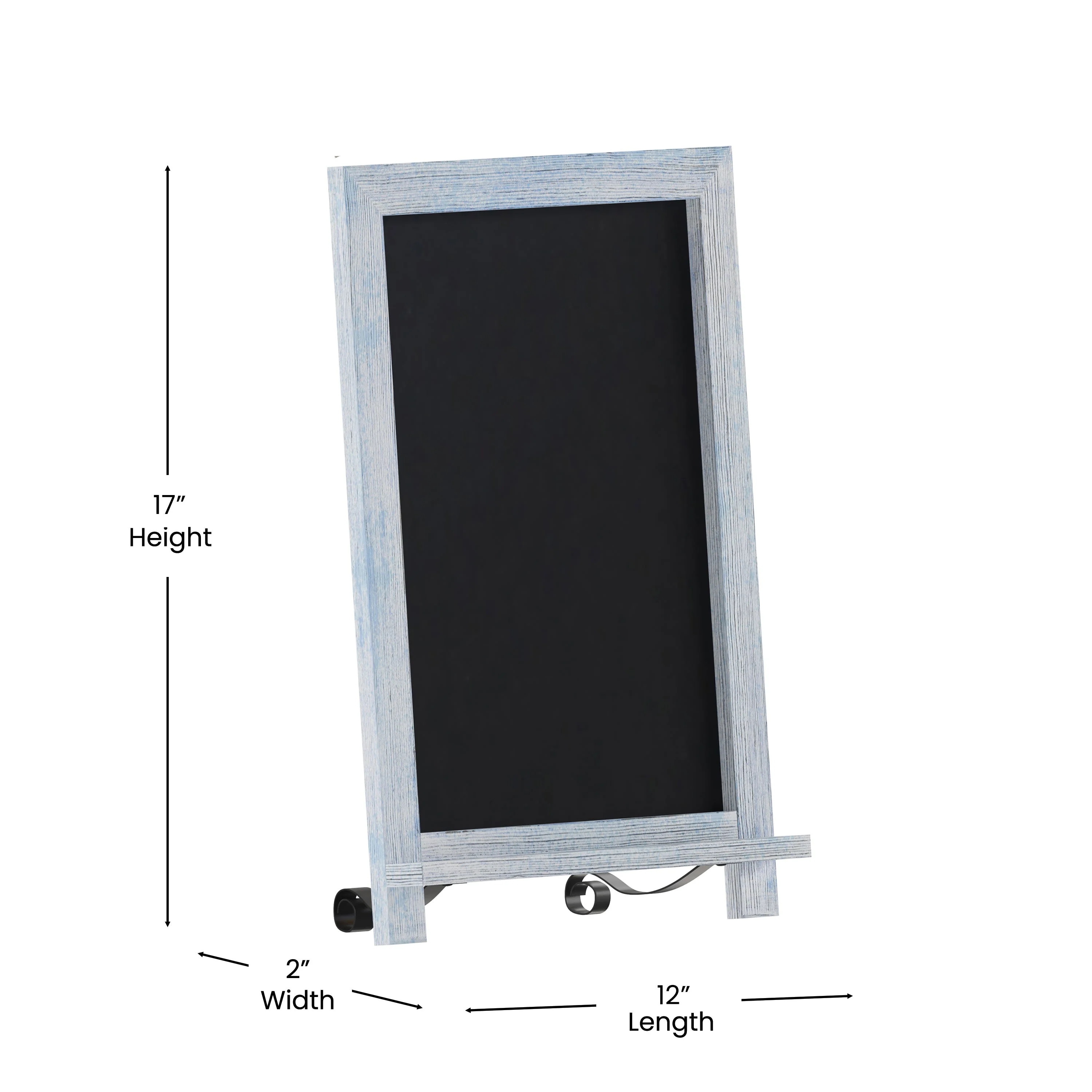 Canterbury Tabletop Magnetic Chalkboards Sign with Metal Scrolled Legs, Hanging Wall Chalkboards, Countertop Memo Board - Image 84