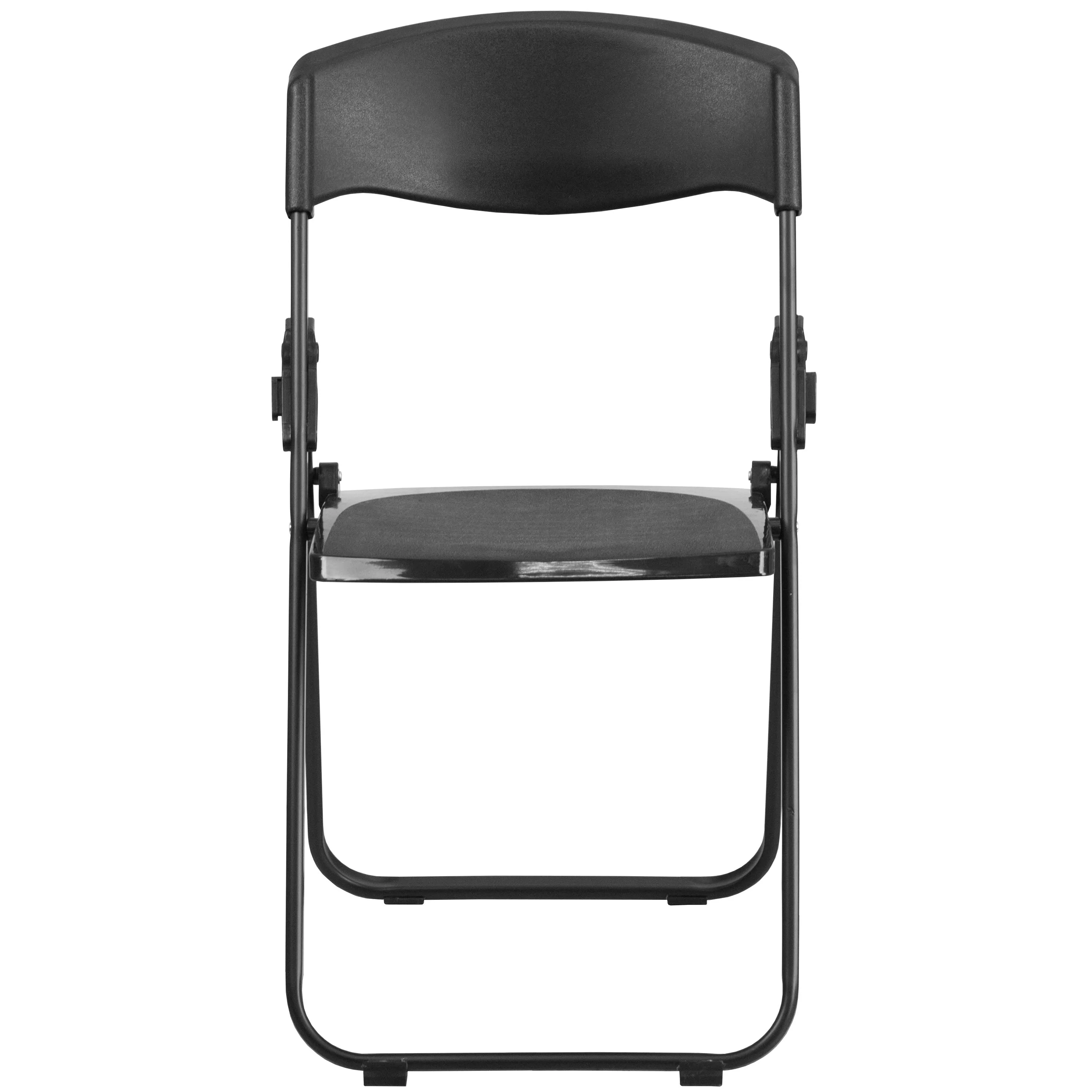 HERCULES Series 500 lb. Capacity Heavy Duty Plastic Folding Chair with Built-in Ganging Brackets - Image 10