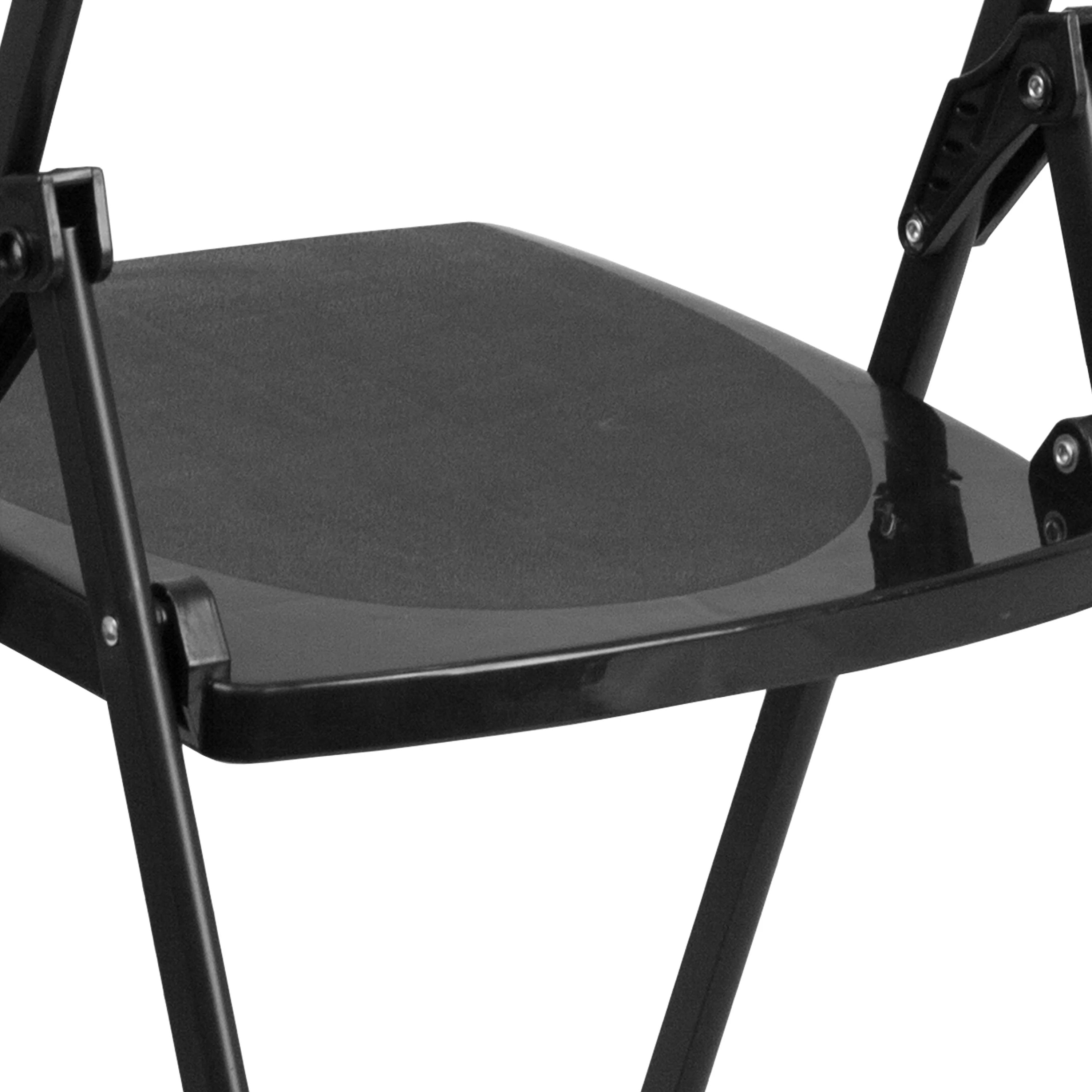 HERCULES Series 500 lb. Capacity Heavy Duty Plastic Folding Chair with Built-in Ganging Brackets - Image 11
