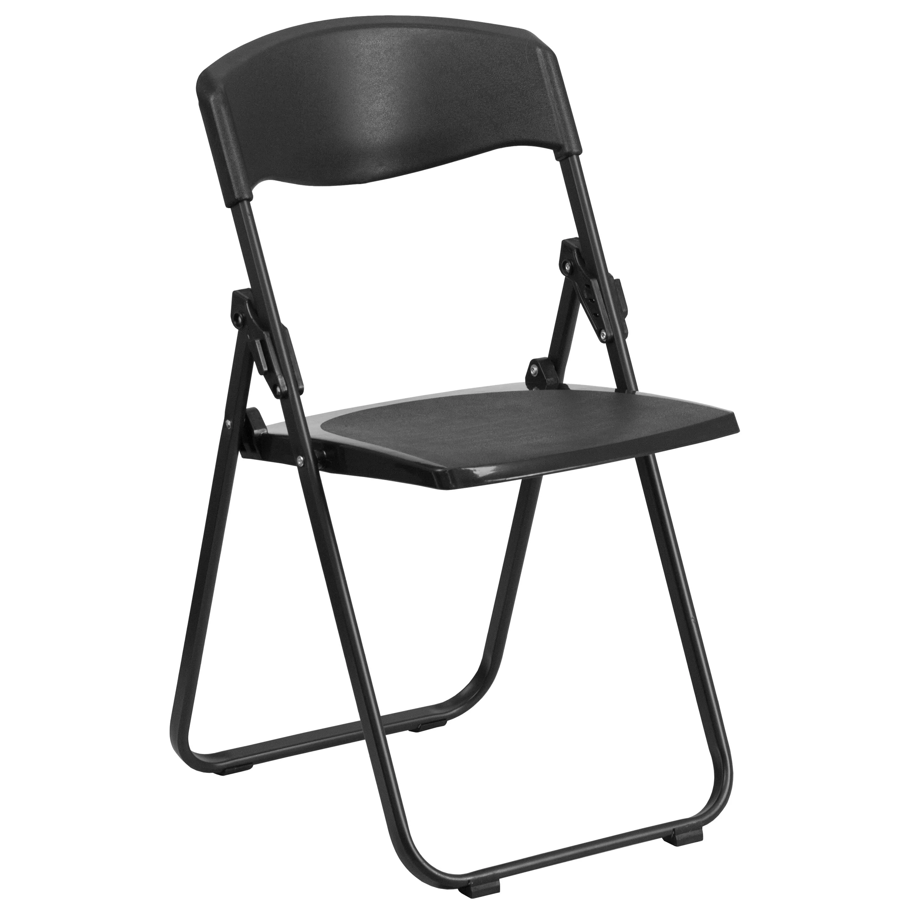 HERCULES Series 500 lb. Capacity Heavy Duty Plastic Folding Chair with Built-in Ganging Brackets - Image 26