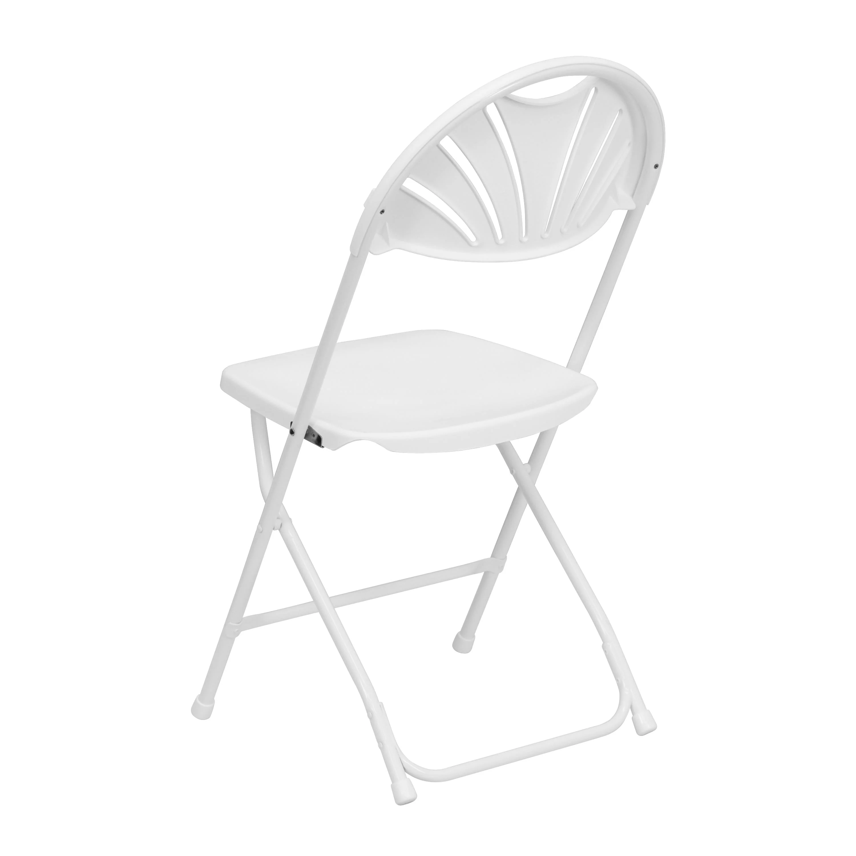 HERCULES Series 650 lb. Capacity Plastic Fan Back Folding Chair - Image 100