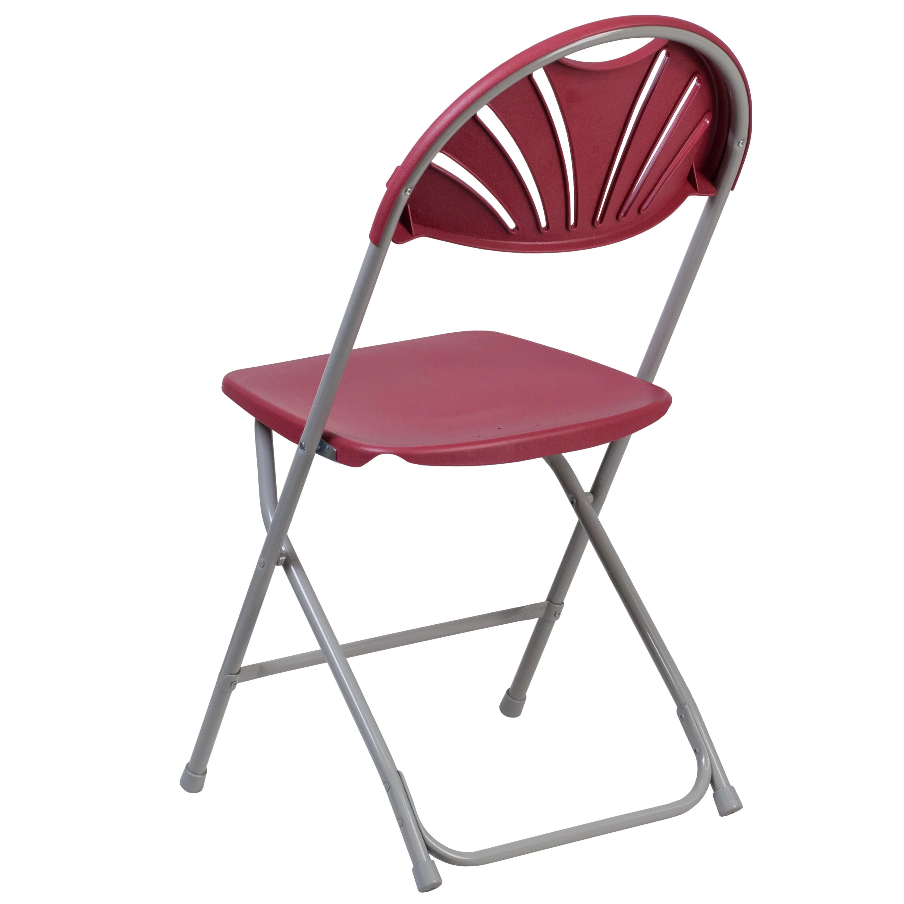 HERCULES Series 650 lb. Capacity Plastic Fan Back Folding Chair - Image 124