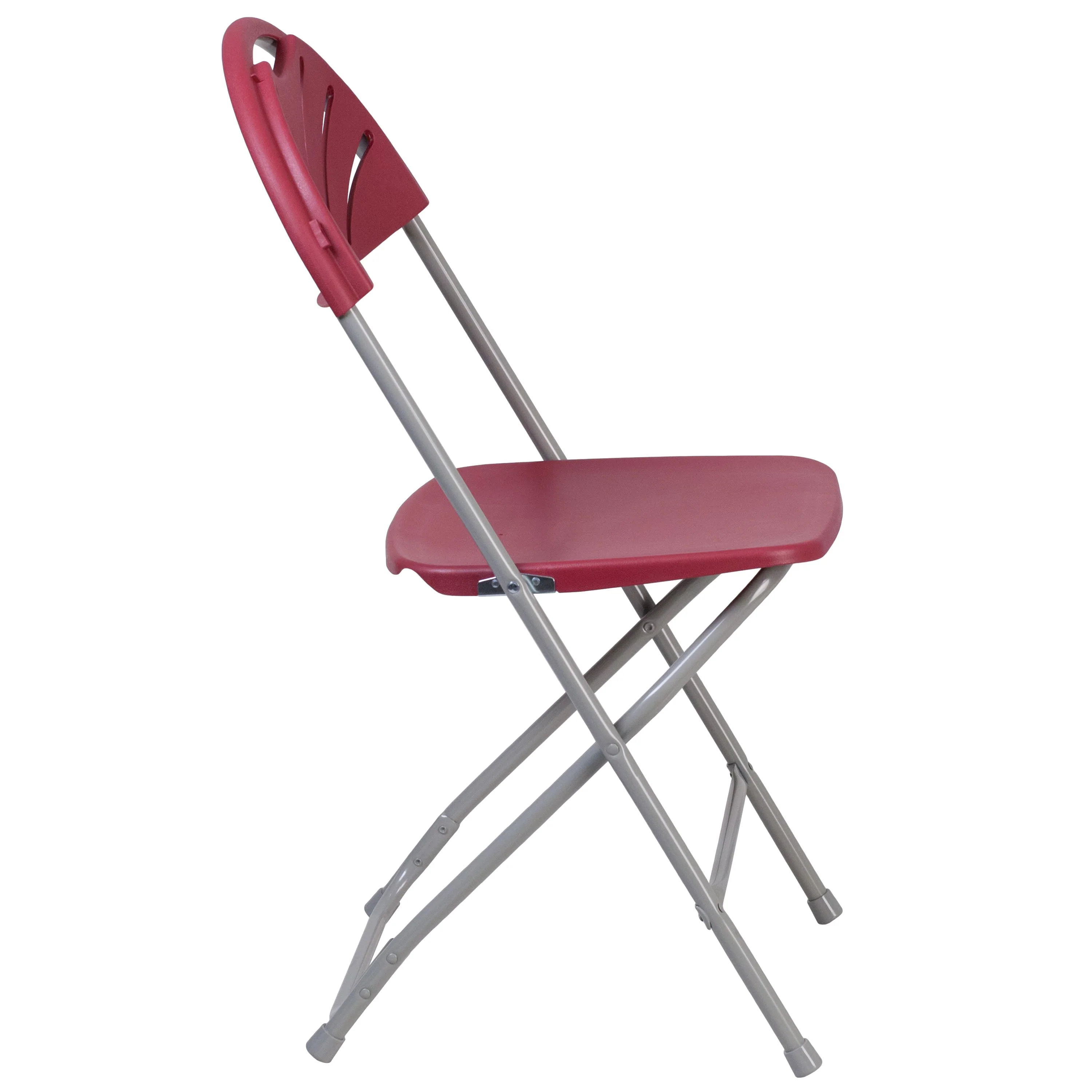 HERCULES Series 650 lb. Capacity Plastic Fan Back Folding Chair - Image 33