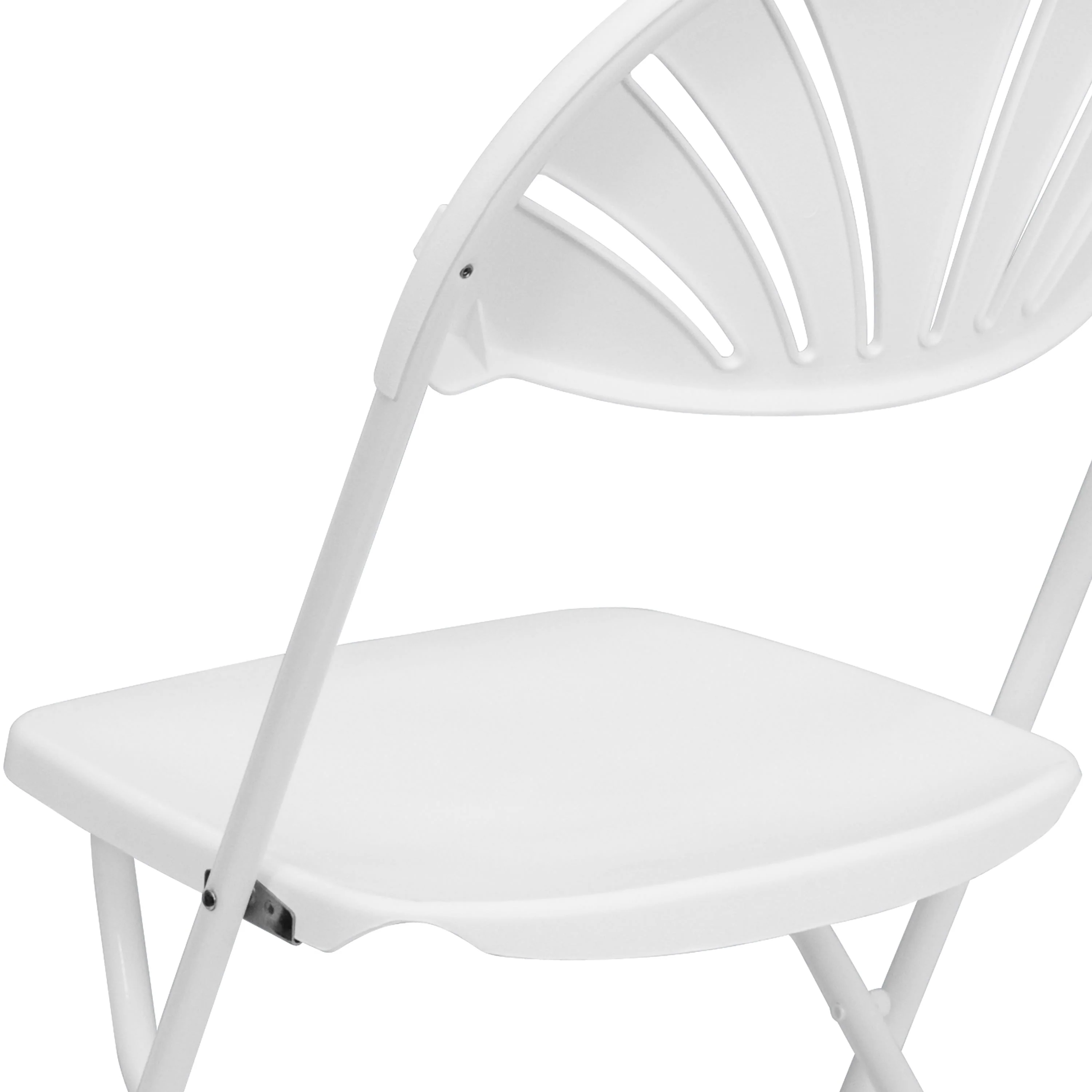 HERCULES Series 650 lb. Capacity Plastic Fan Back Folding Chair - Image 48