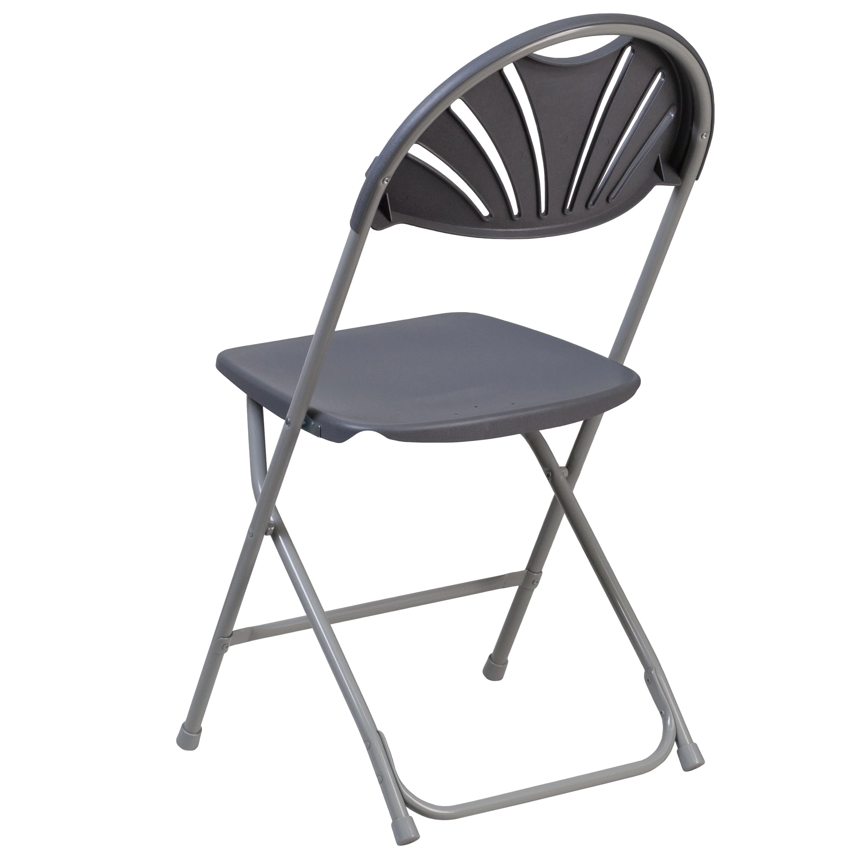 HERCULES Series 650 lb. Capacity Plastic Fan Back Folding Chair - Image 7