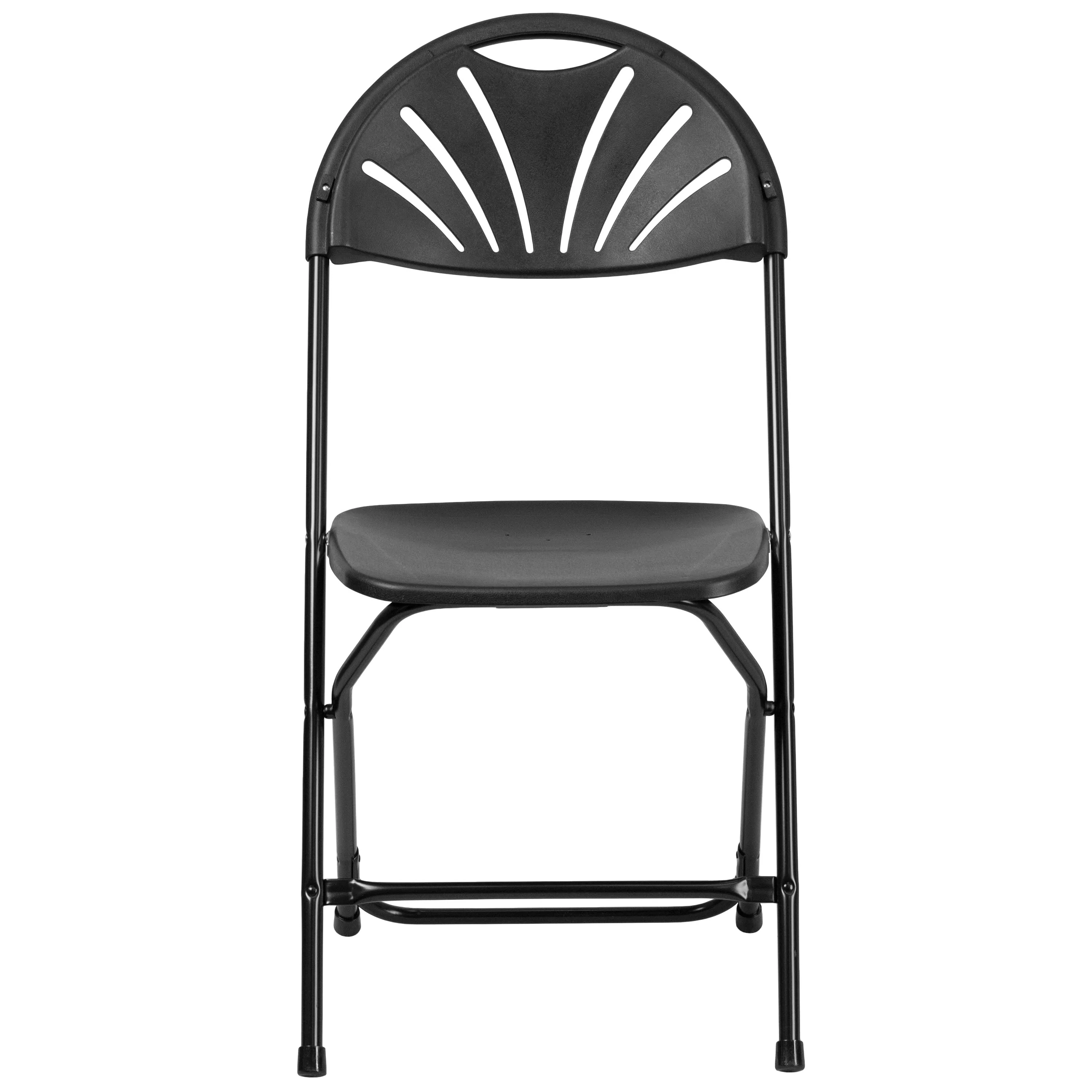 HERCULES Series 650 lb. Capacity Plastic Fan Back Folding Chair - Image 79