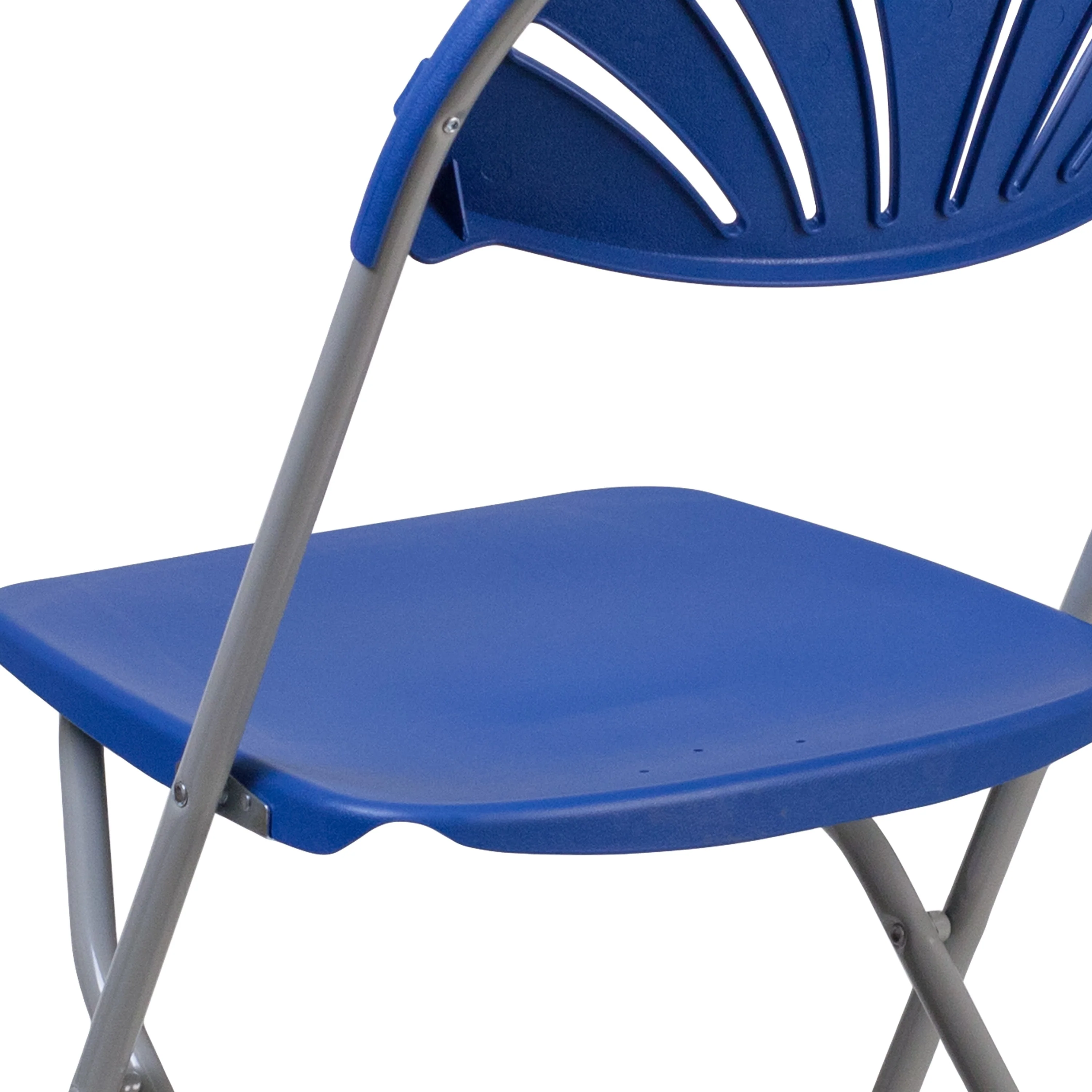 HERCULES Series 650 lb. Capacity Plastic Fan Back Folding Chair - Image 89