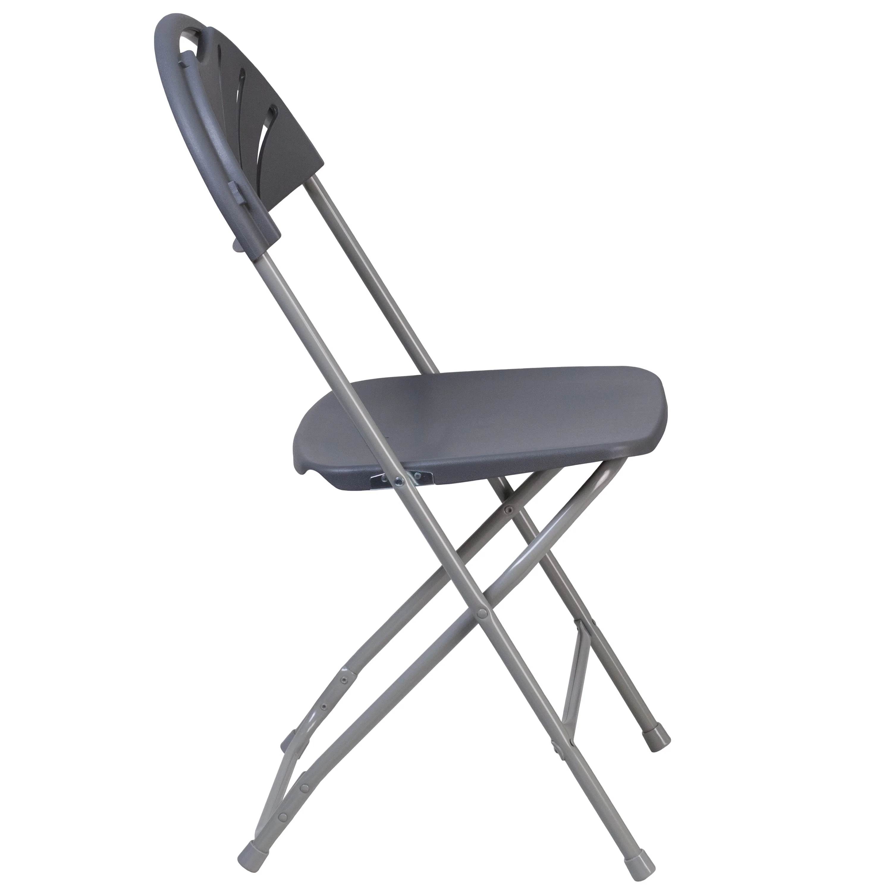 HERCULES Series 650 lb. Capacity Plastic Fan Back Folding Chair - Image 9