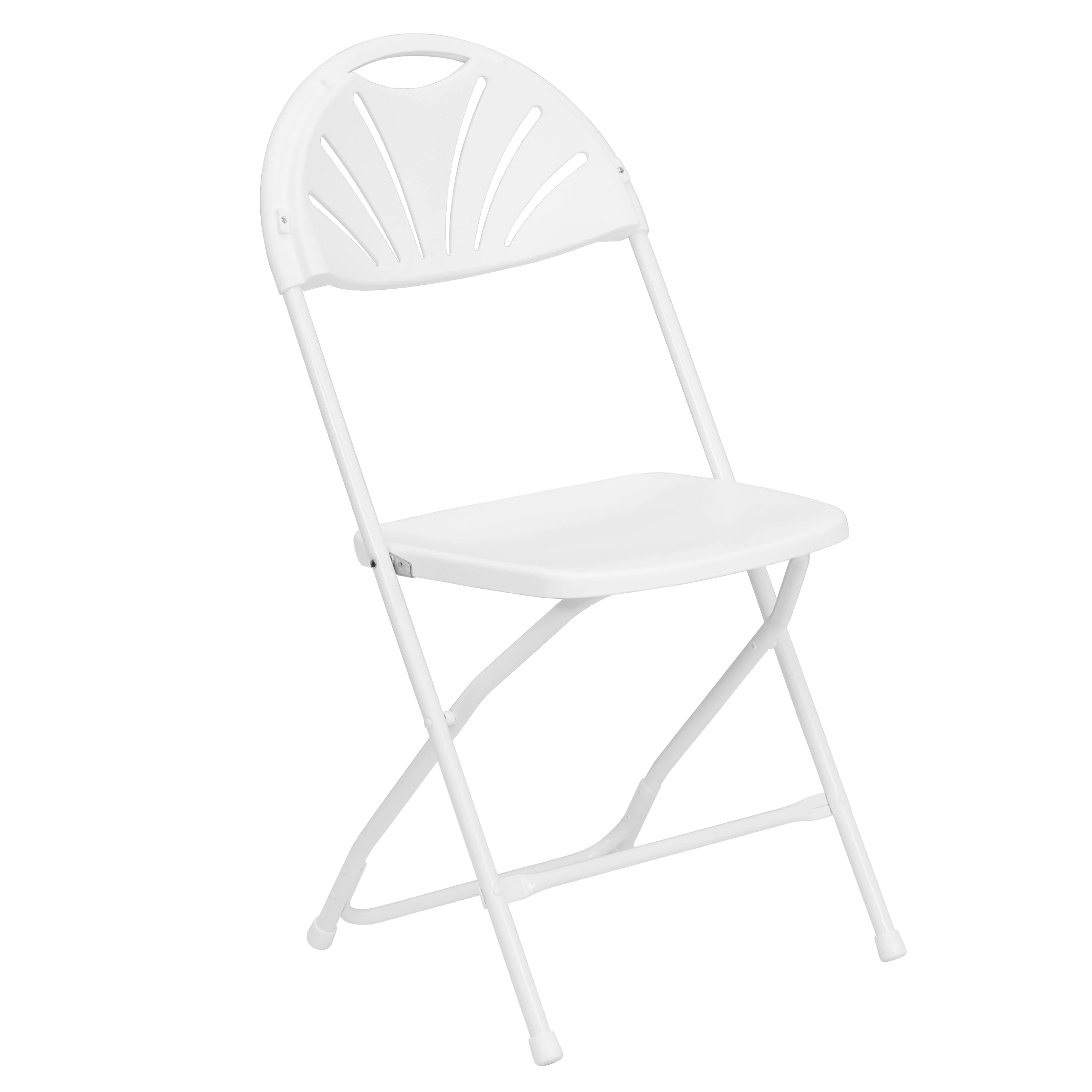 HERCULES Series 650 lb. Capacity Plastic Fan Back Folding Chair - Image 94