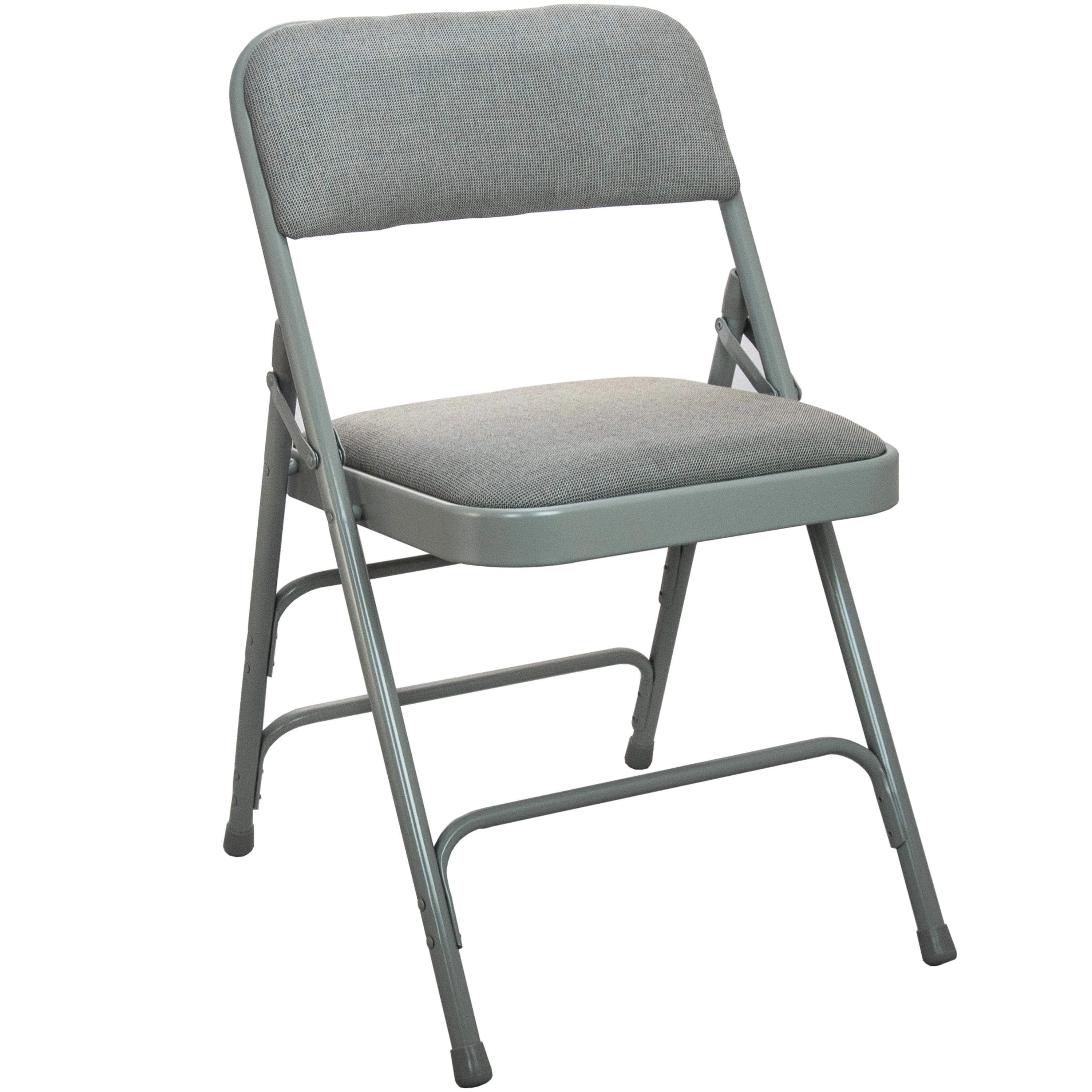 Advantage Padded Metal Folding Chair - Fabric Seat - Image 3