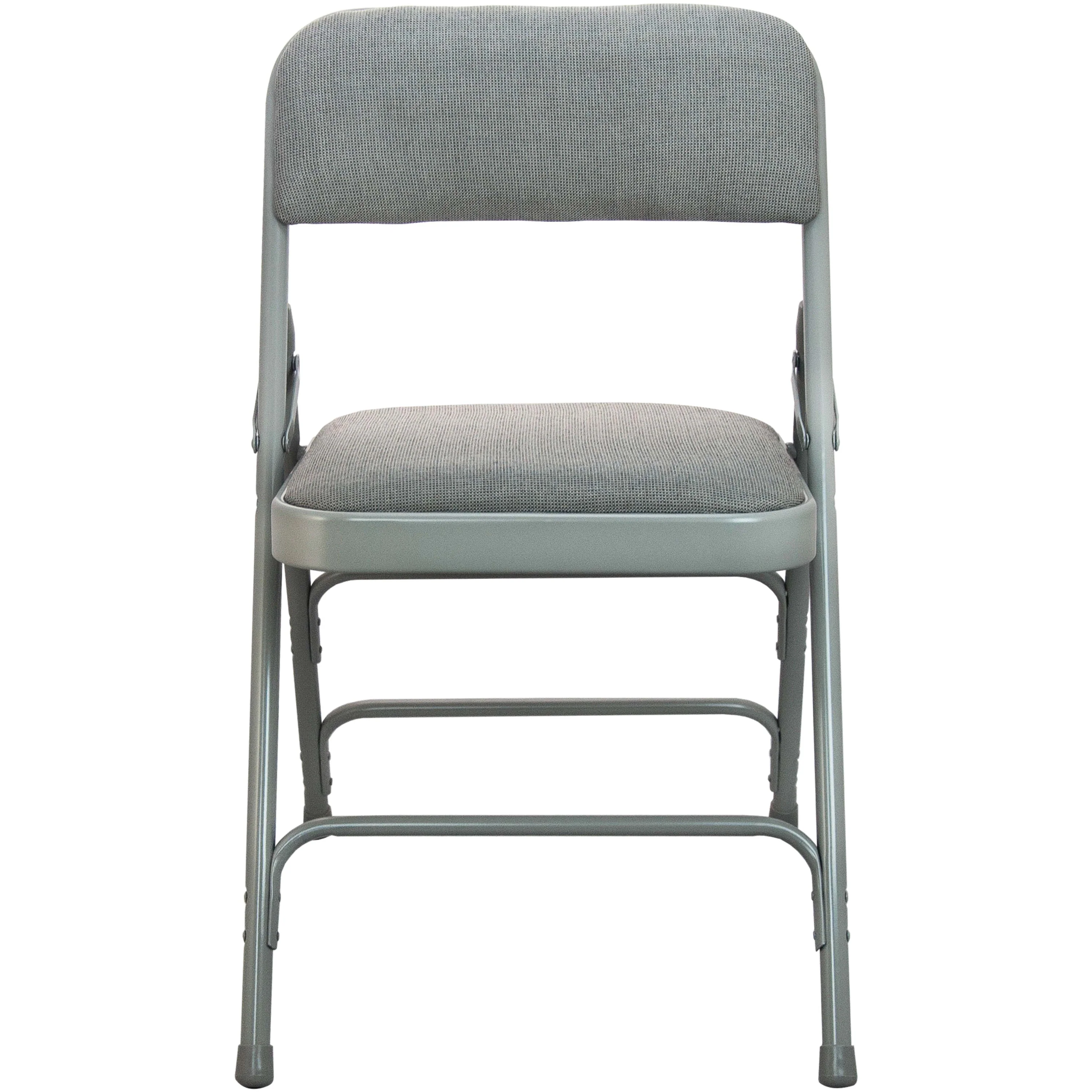 Advantage Padded Metal Folding Chair - Fabric Seat - Image 5