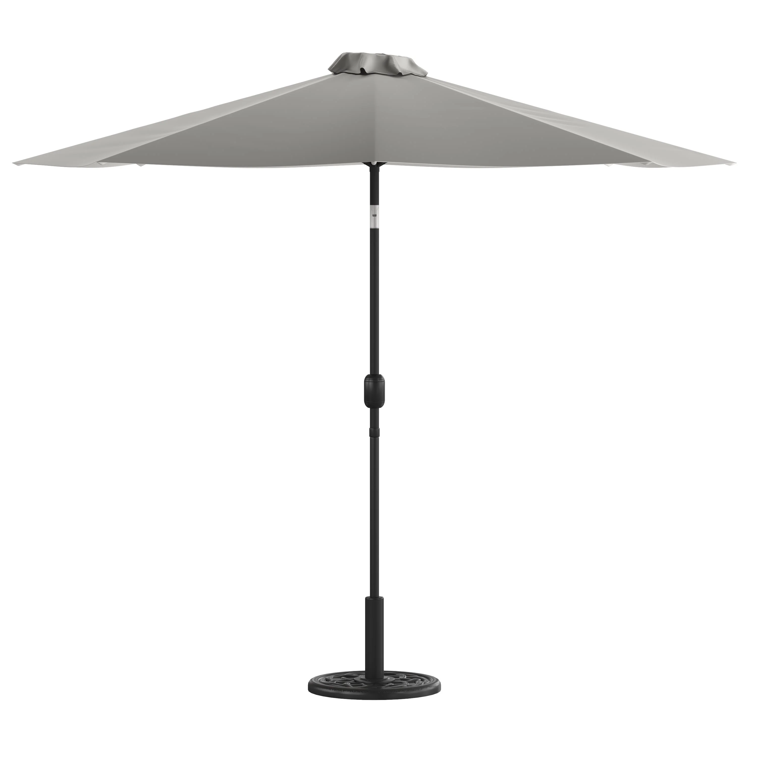 Kona9 FT Round Umbrella with Crank and Tilt Function and Standing Umbrella Base - Image 38