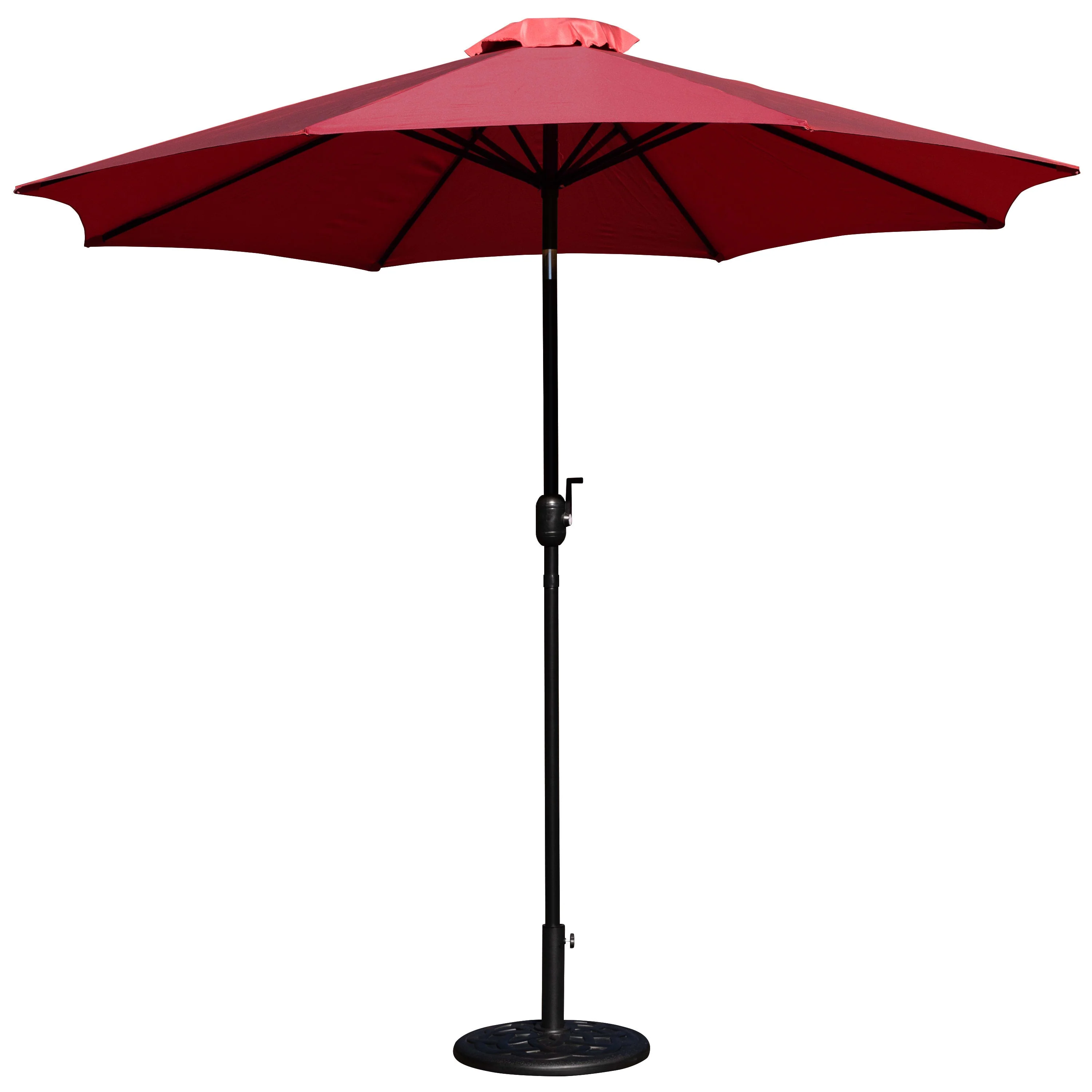 Kona9 FT Round Umbrella with Crank and Tilt Function and Standing Umbrella Base - Image 64