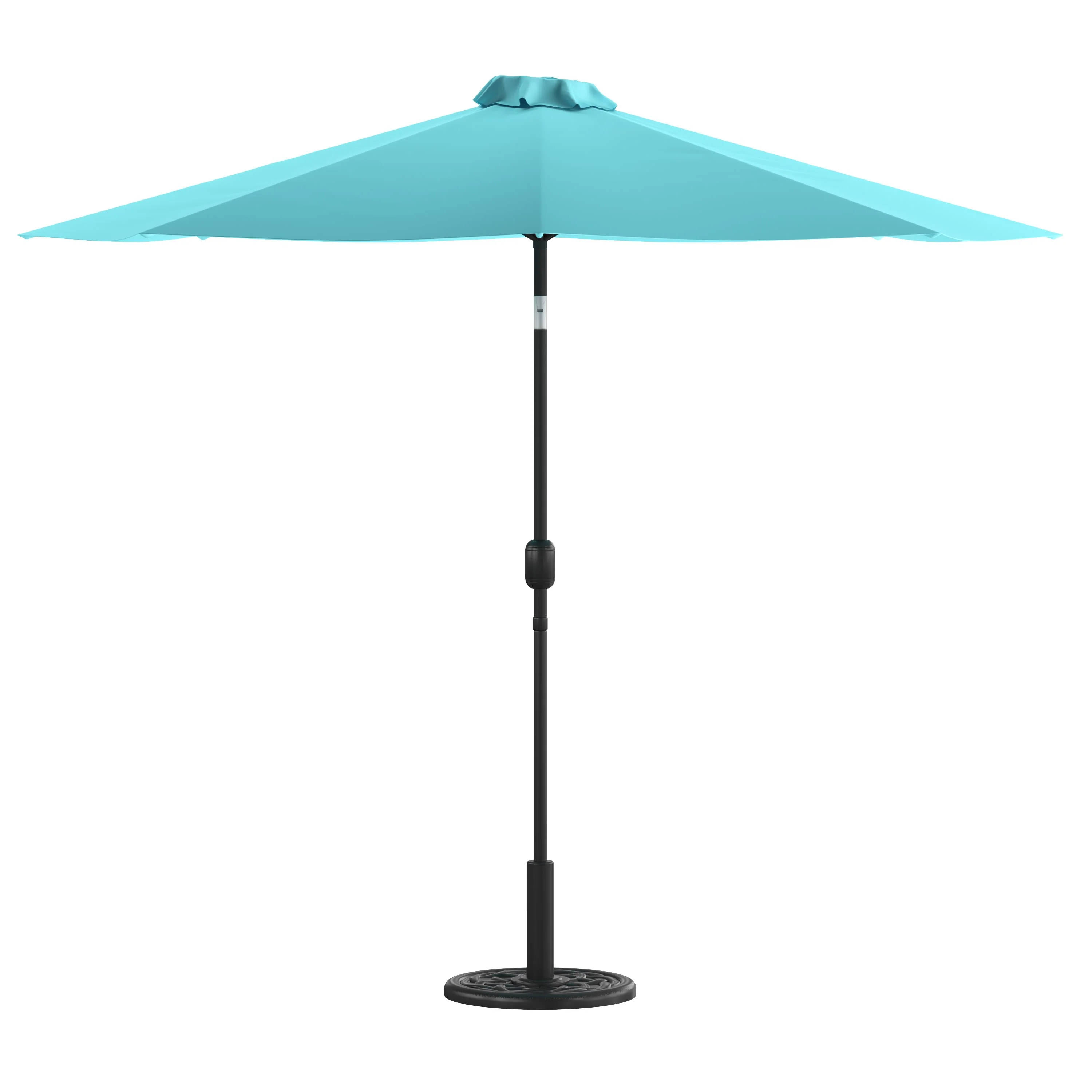 Kona9 FT Round Umbrella with Crank and Tilt Function and Standing Umbrella Base - Image 66