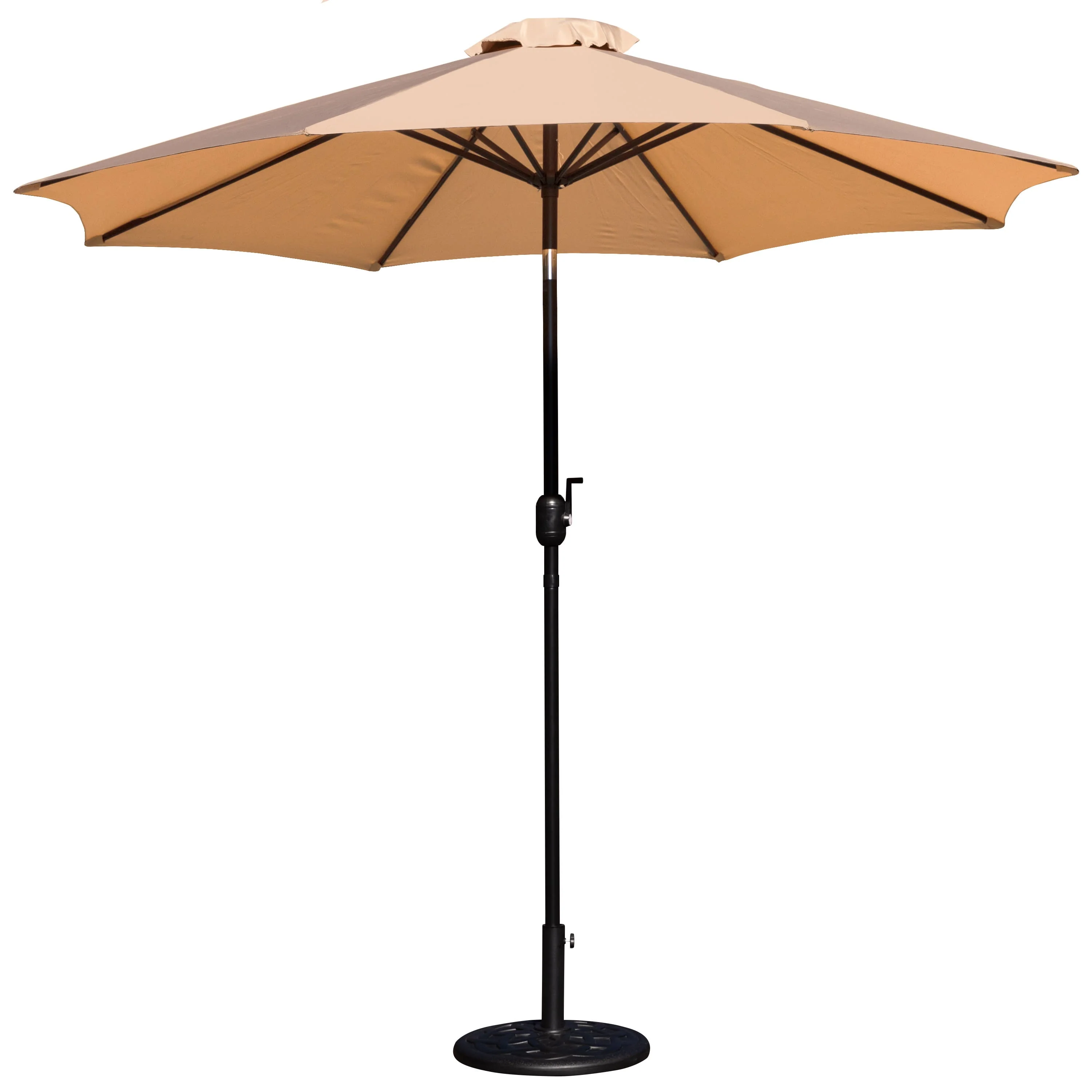 Kona9 FT Round Umbrella with Crank and Tilt Function and Standing Umbrella Base - Image 68