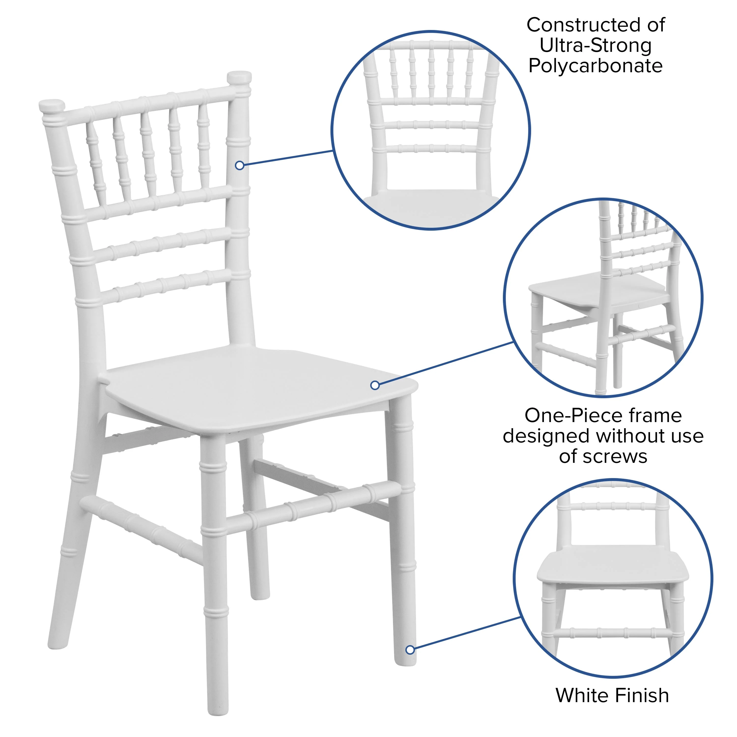 Child’s Resin Party and Event Chiavari Chair for Commercial & Residential Use - Image 29