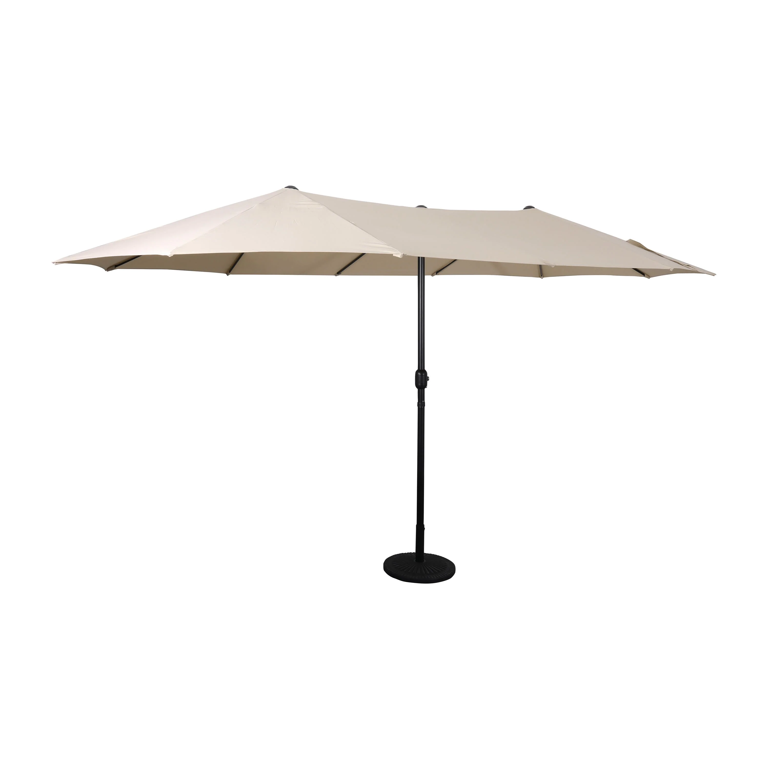 Elizabeth Commercial Grade 15 FT Triple Head Patio Umbrella with Easy Lift Crank Functionality - Image 11