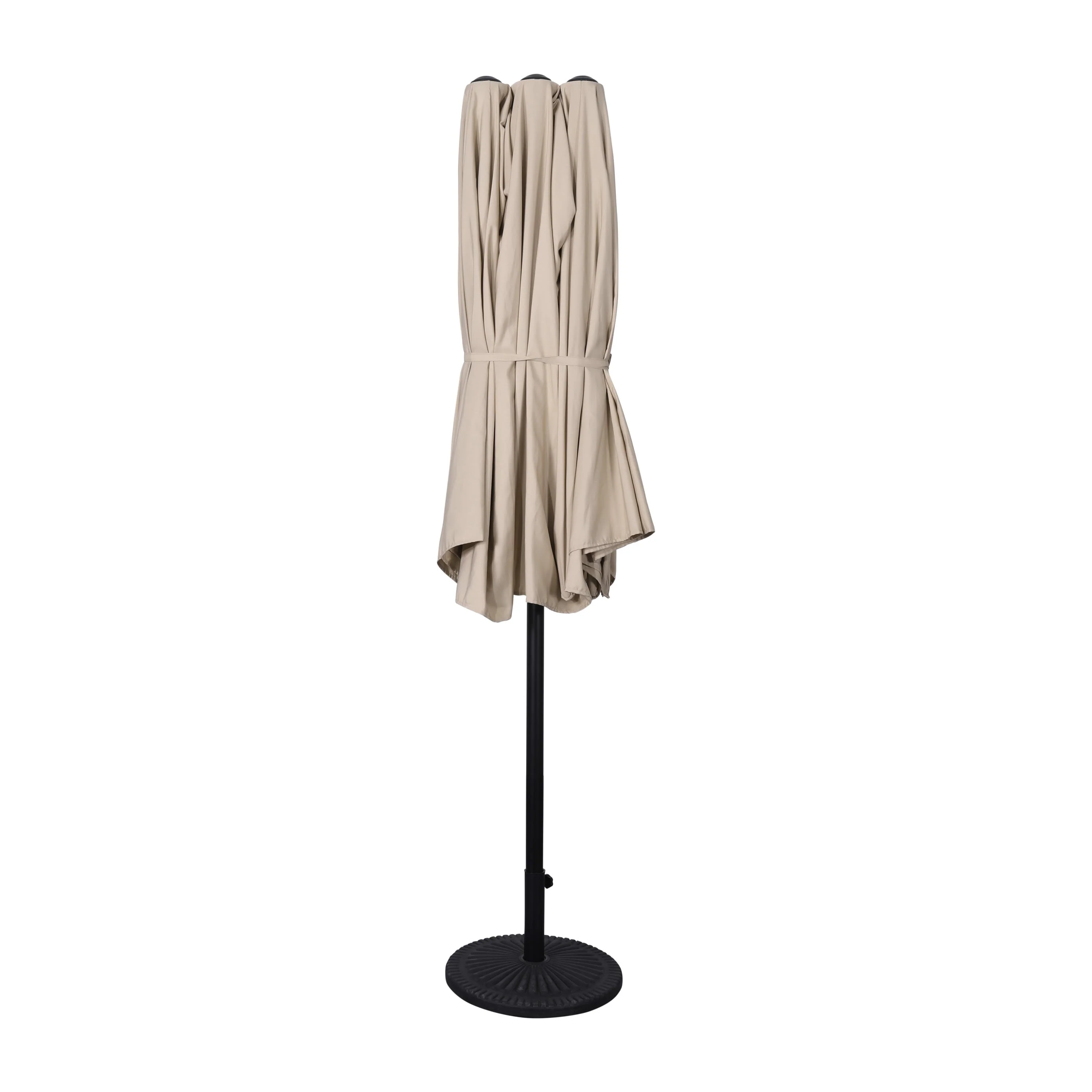 Elizabeth Commercial Grade 15 FT Triple Head Patio Umbrella with Easy Lift Crank Functionality - Image 17