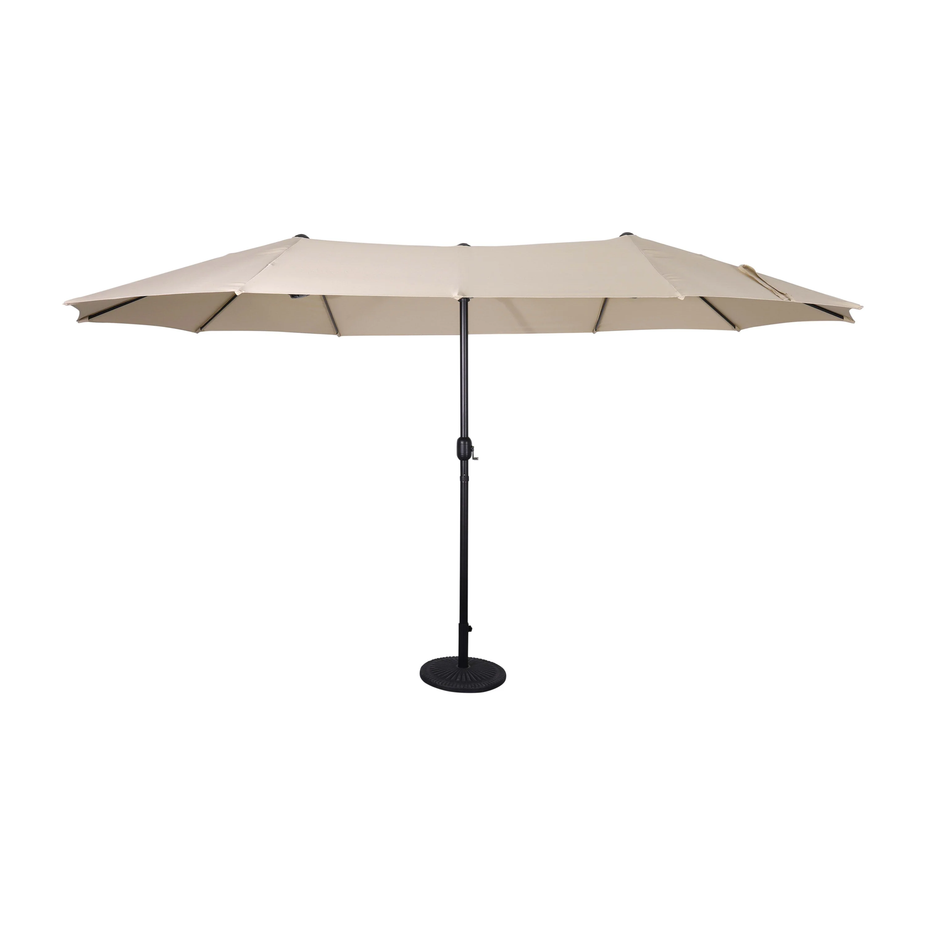 Elizabeth Commercial Grade 15 FT Triple Head Patio Umbrella with Easy Lift Crank Functionality - Image 18
