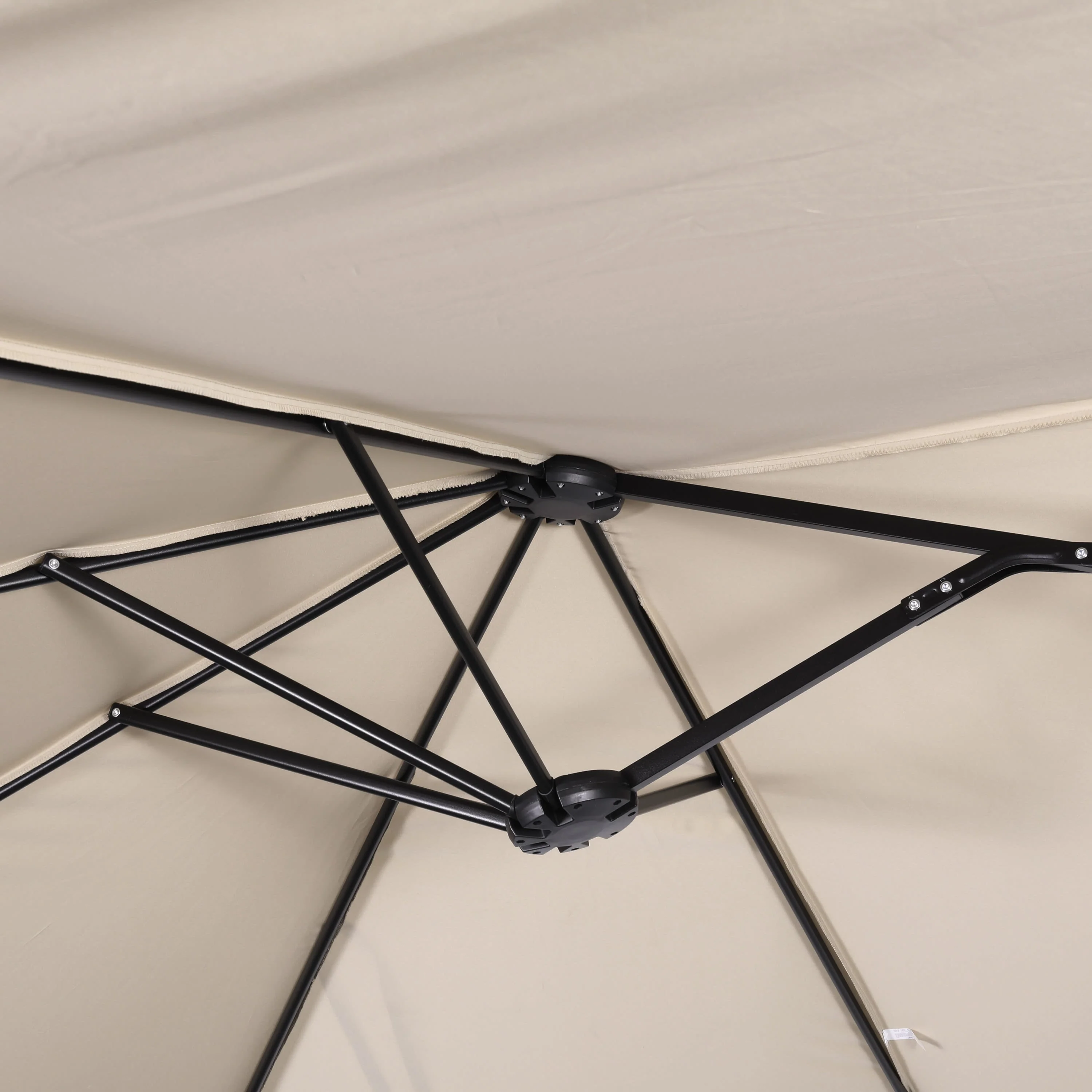 Elizabeth Commercial Grade 15 FT Triple Head Patio Umbrella with Easy Lift Crank Functionality - Image 19