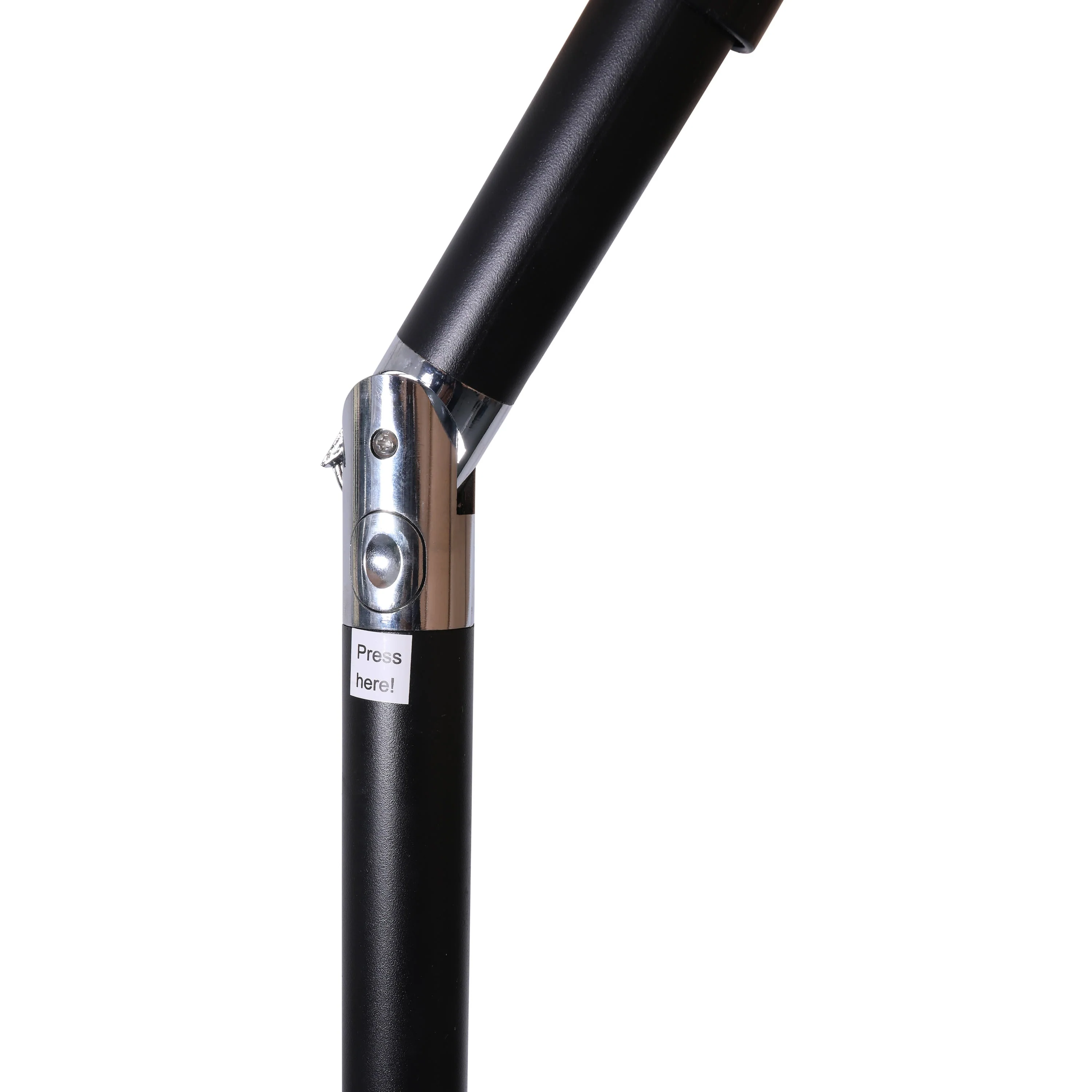 Montego Commercial Grade 9ft Round Solar LED Umbrella with Crank Lift and Tilt Function - Image 11