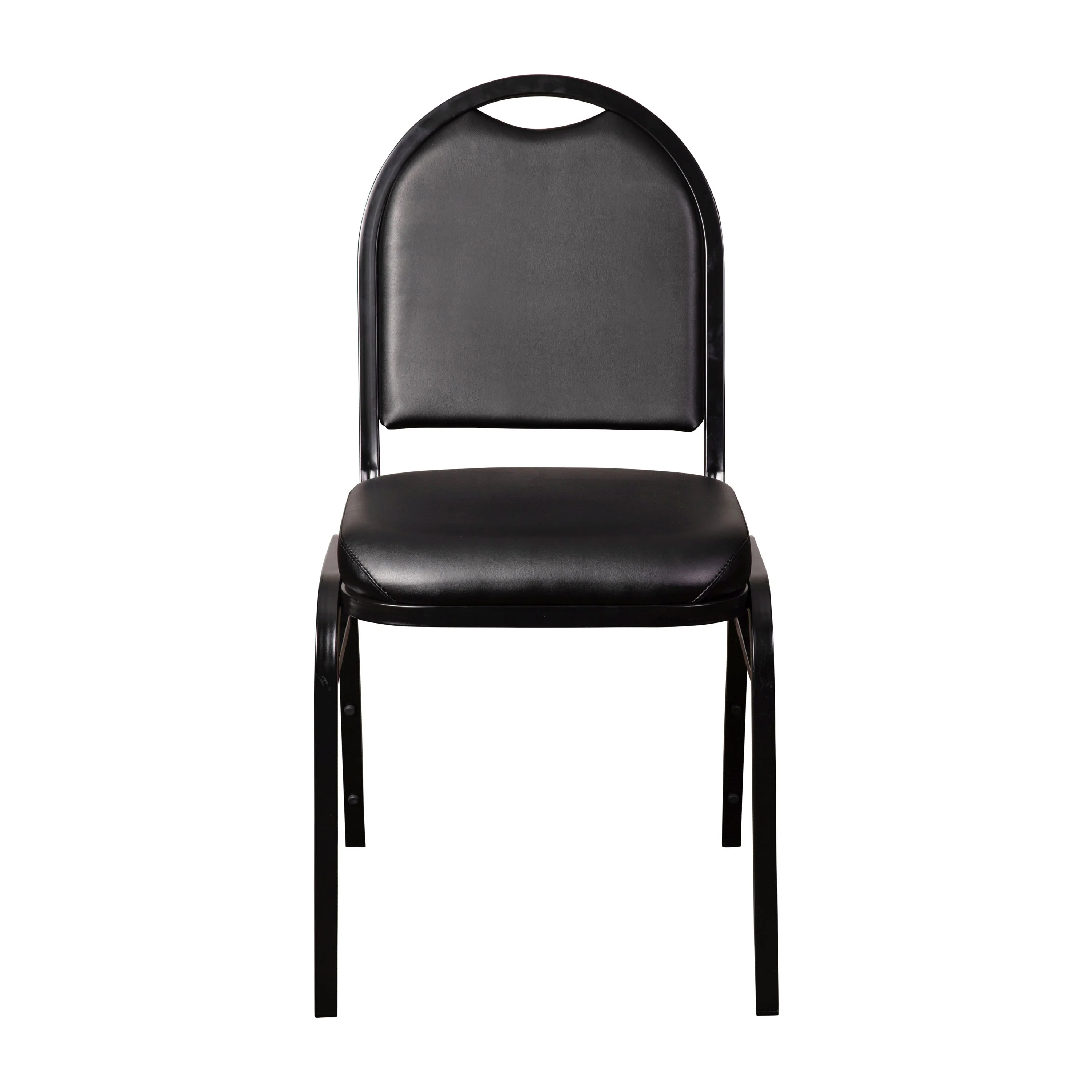 HERCULES Series Commercial Grade 500 LB. Capacity Dome Back Stacking Banquet Chair with Metal Frame - Image 11