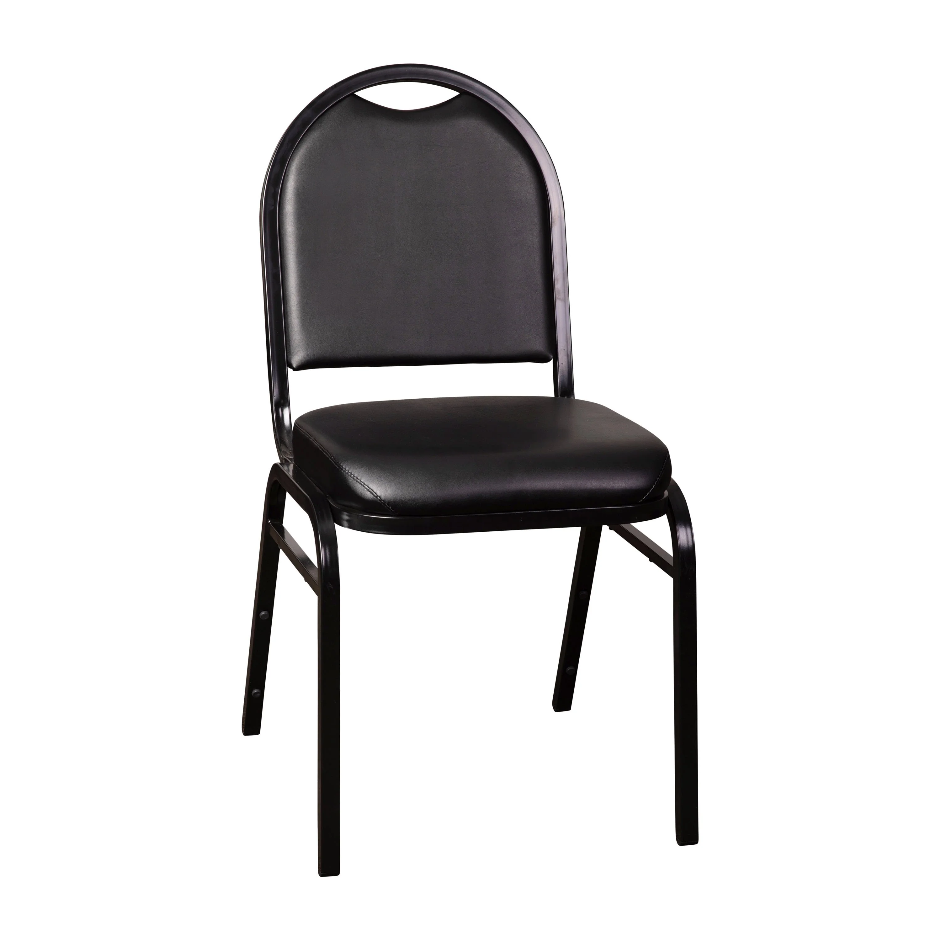 HERCULES Series Commercial Grade 500 LB. Capacity Dome Back Stacking Banquet Chair with Metal Frame - Image 26