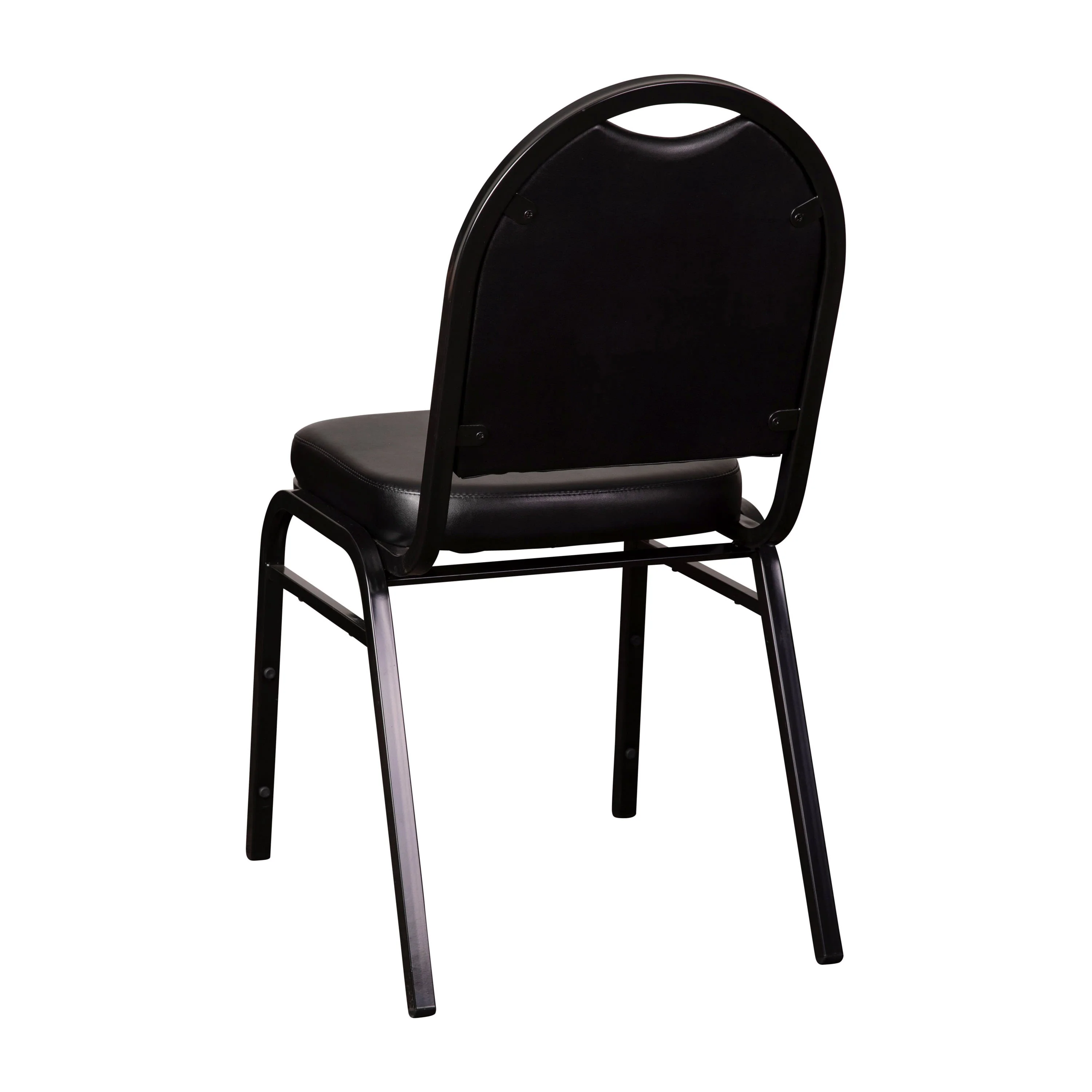 HERCULES Series Commercial Grade 500 LB. Capacity Dome Back Stacking Banquet Chair with Metal Frame - Image 8