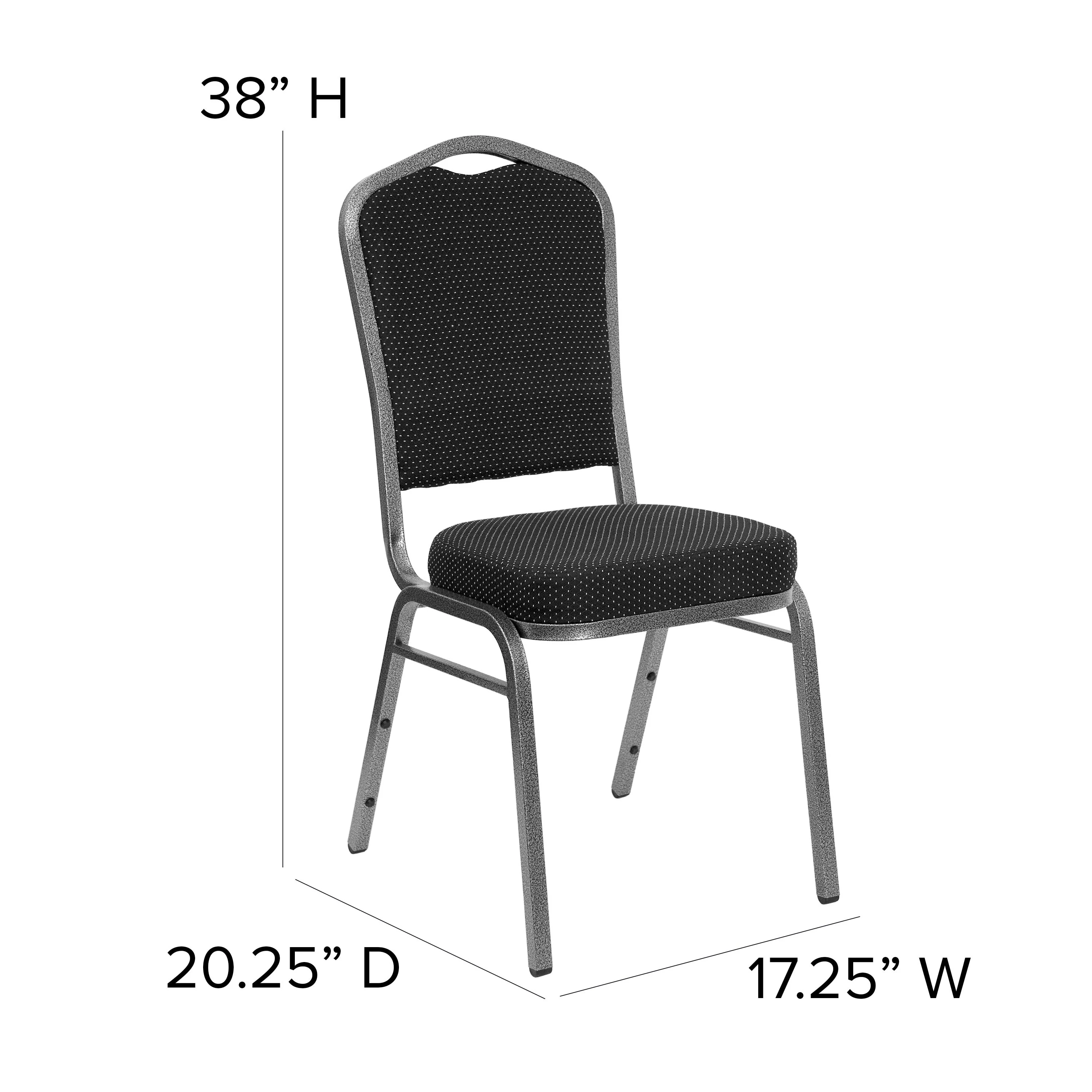 HERCULES Series Crown Back Stacking Banquet Chair - Image 108