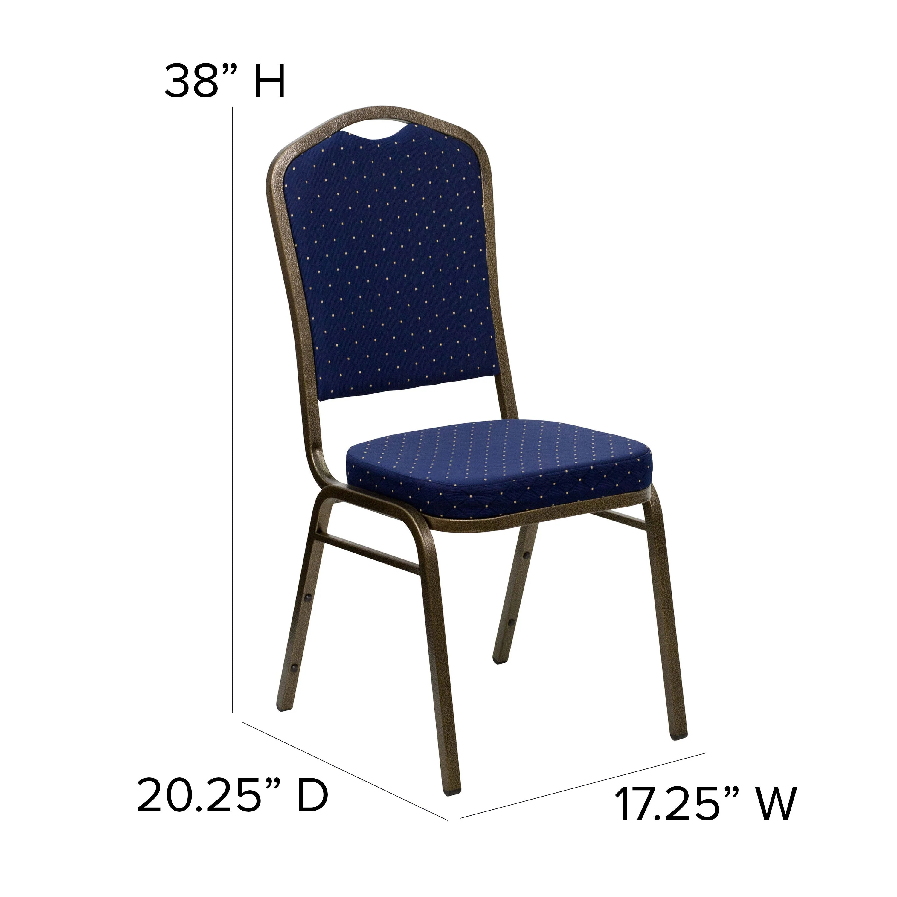 HERCULES Series Crown Back Stacking Banquet Chair - Image 114