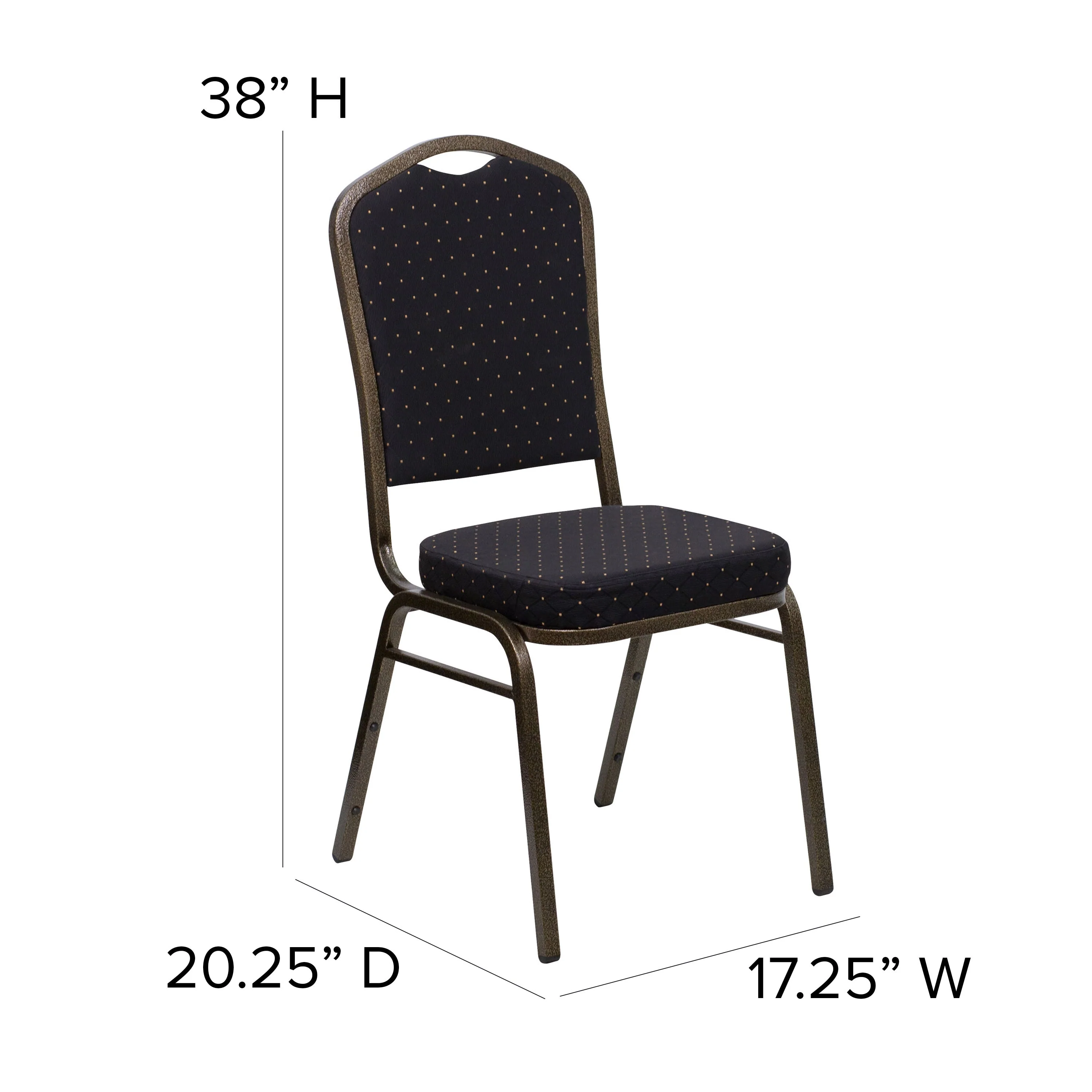 HERCULES Series Crown Back Stacking Banquet Chair - Image 138