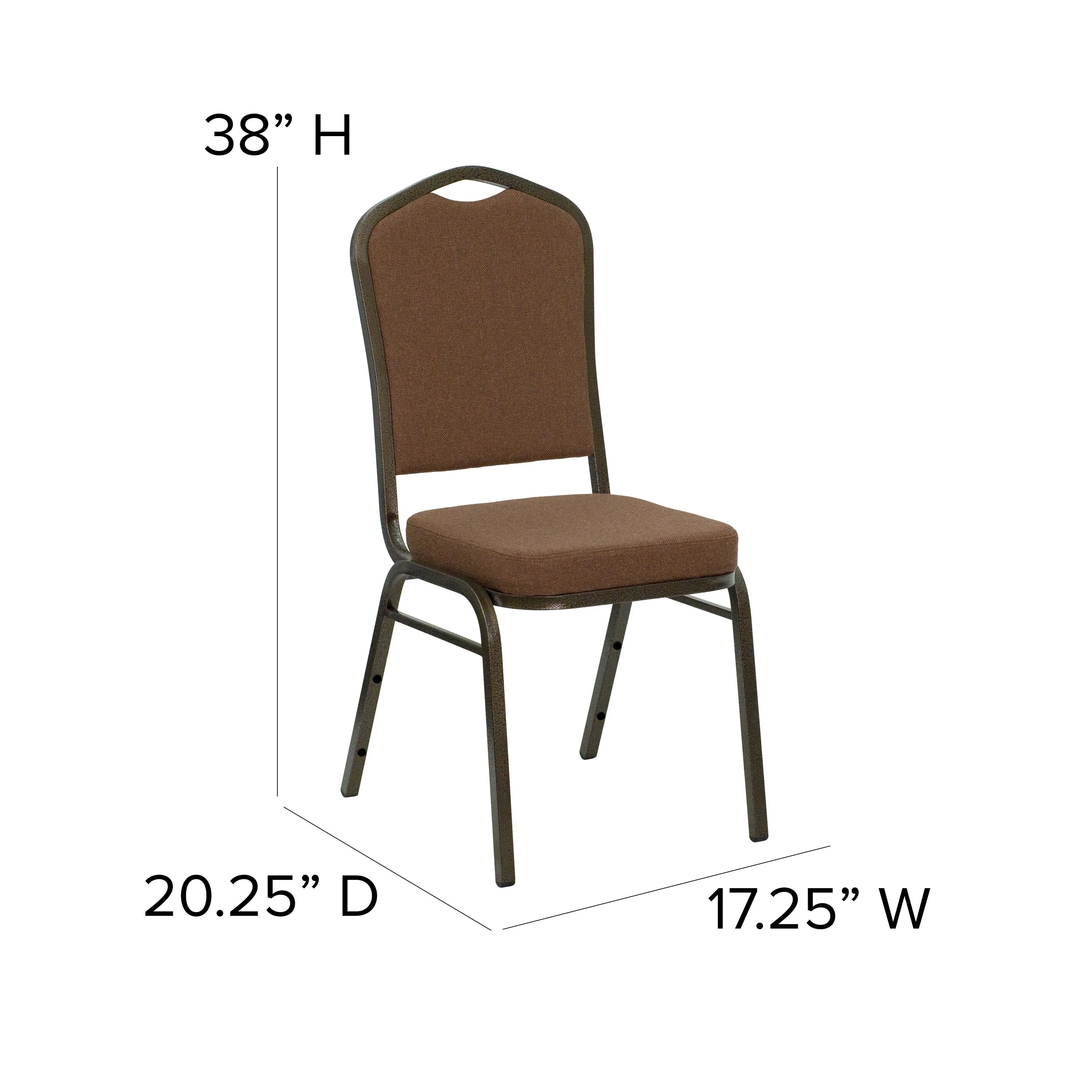 HERCULES Series Crown Back Stacking Banquet Chair - Image 156