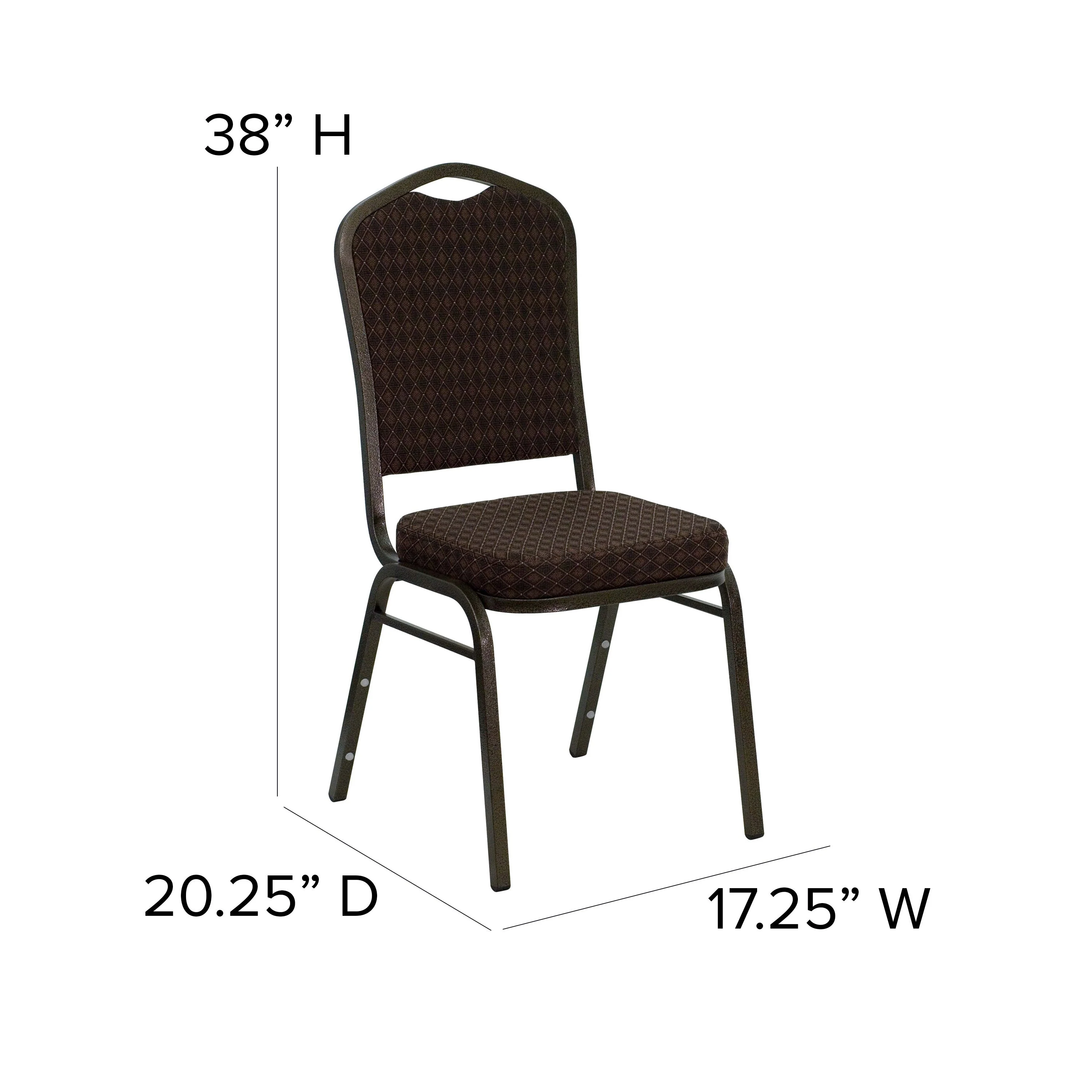 HERCULES Series Crown Back Stacking Banquet Chair - Image 168