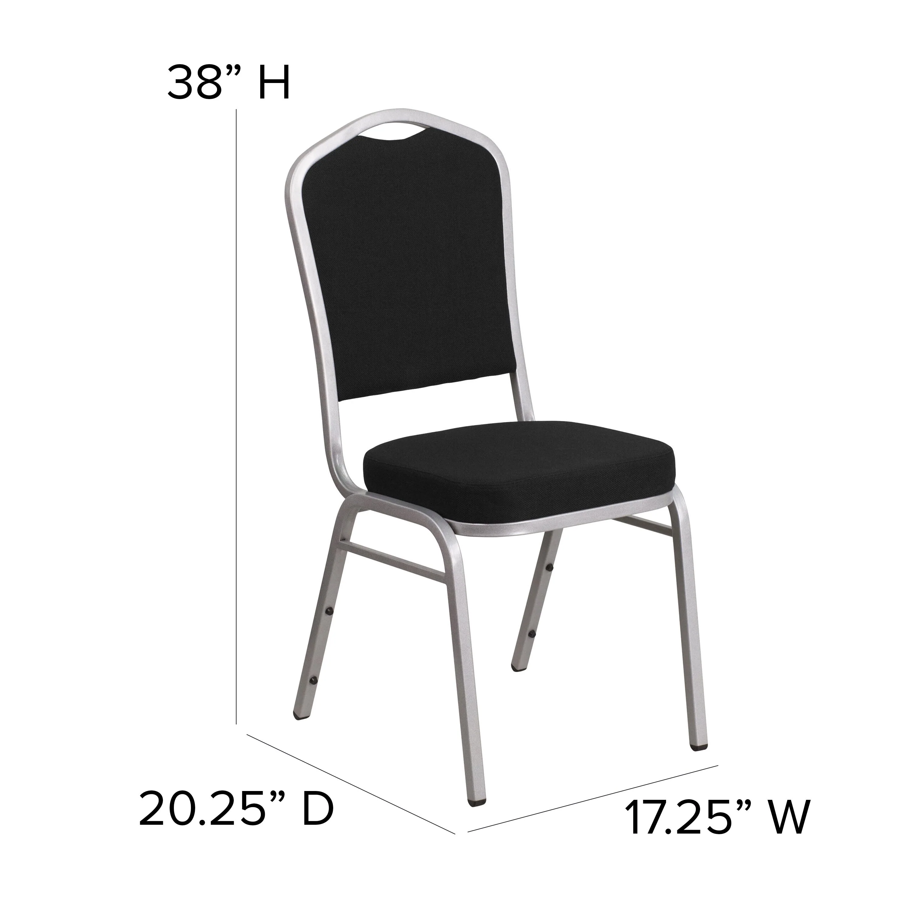 HERCULES Series Crown Back Stacking Banquet Chair - Image 179