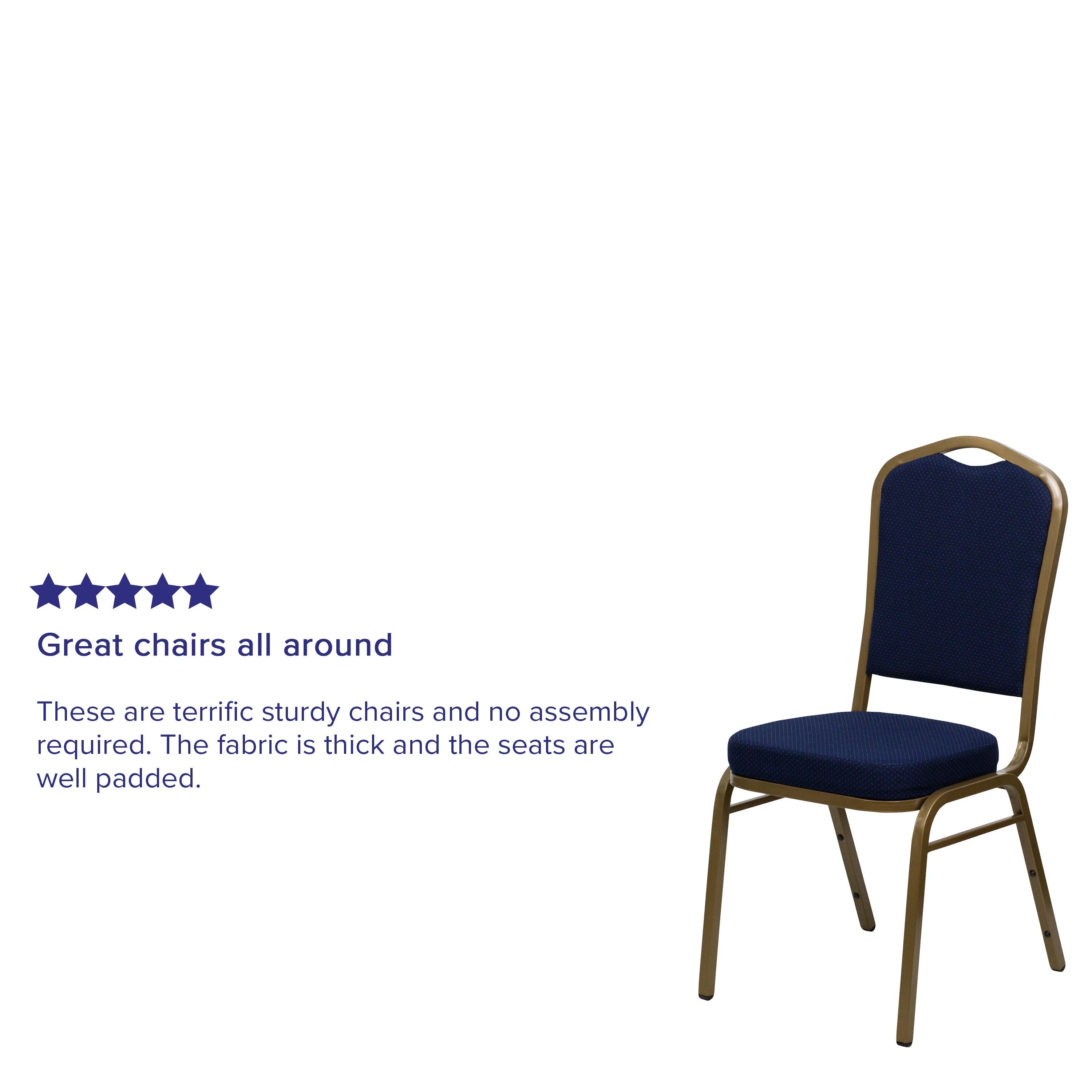 HERCULES Series Crown Back Stacking Banquet Chair - Image 34