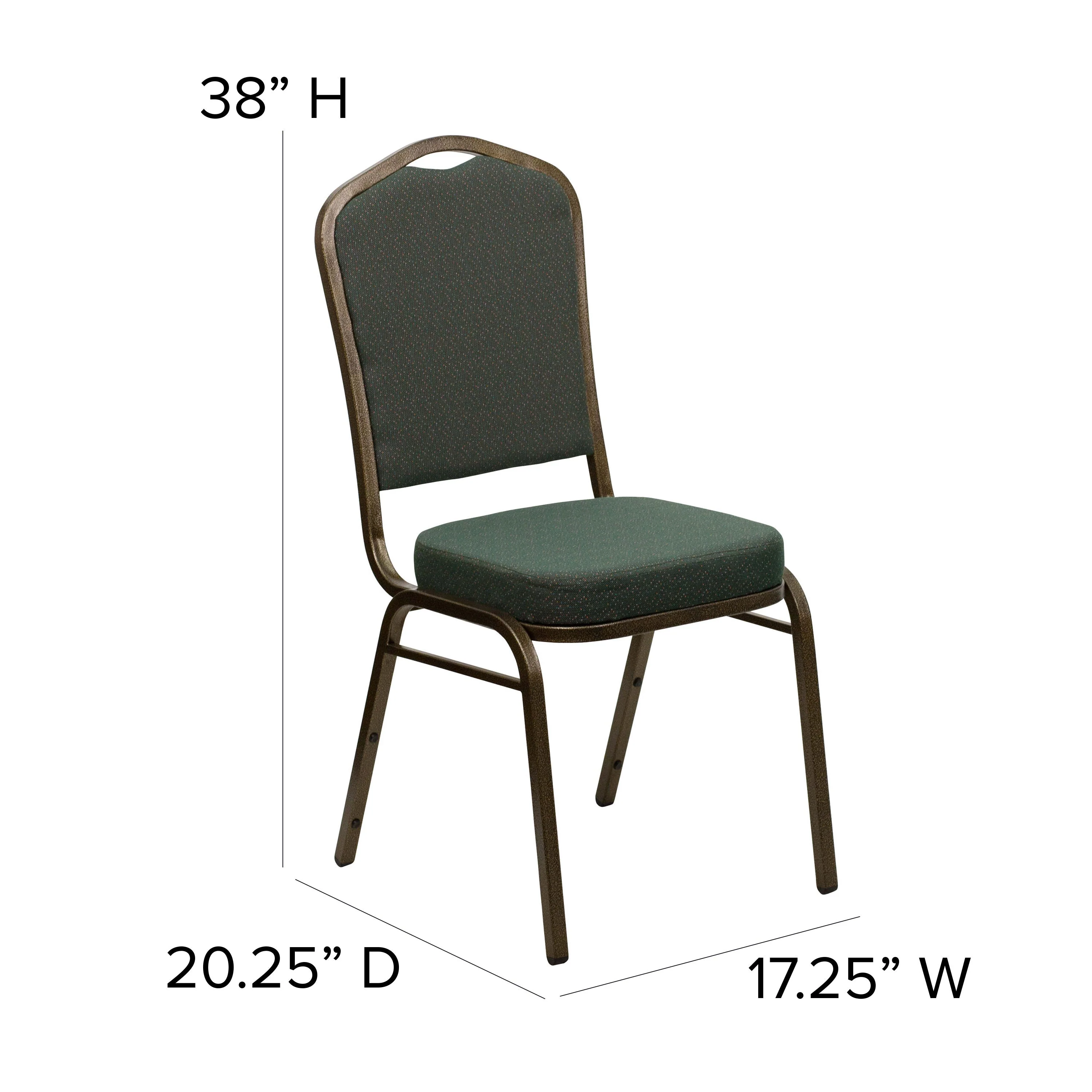 HERCULES Series Crown Back Stacking Banquet Chair - Image 47