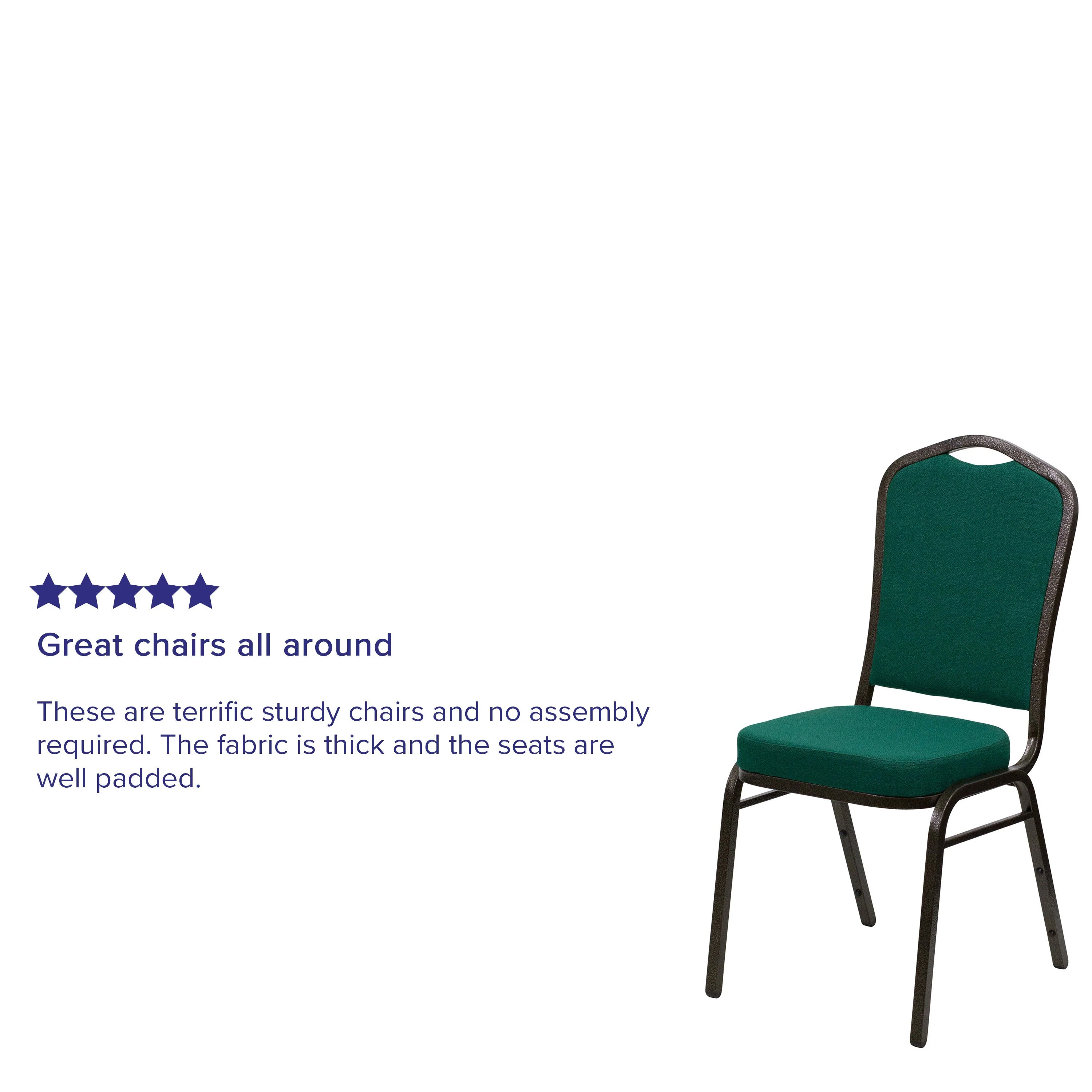 HERCULES Series Crown Back Stacking Banquet Chair - Image 70