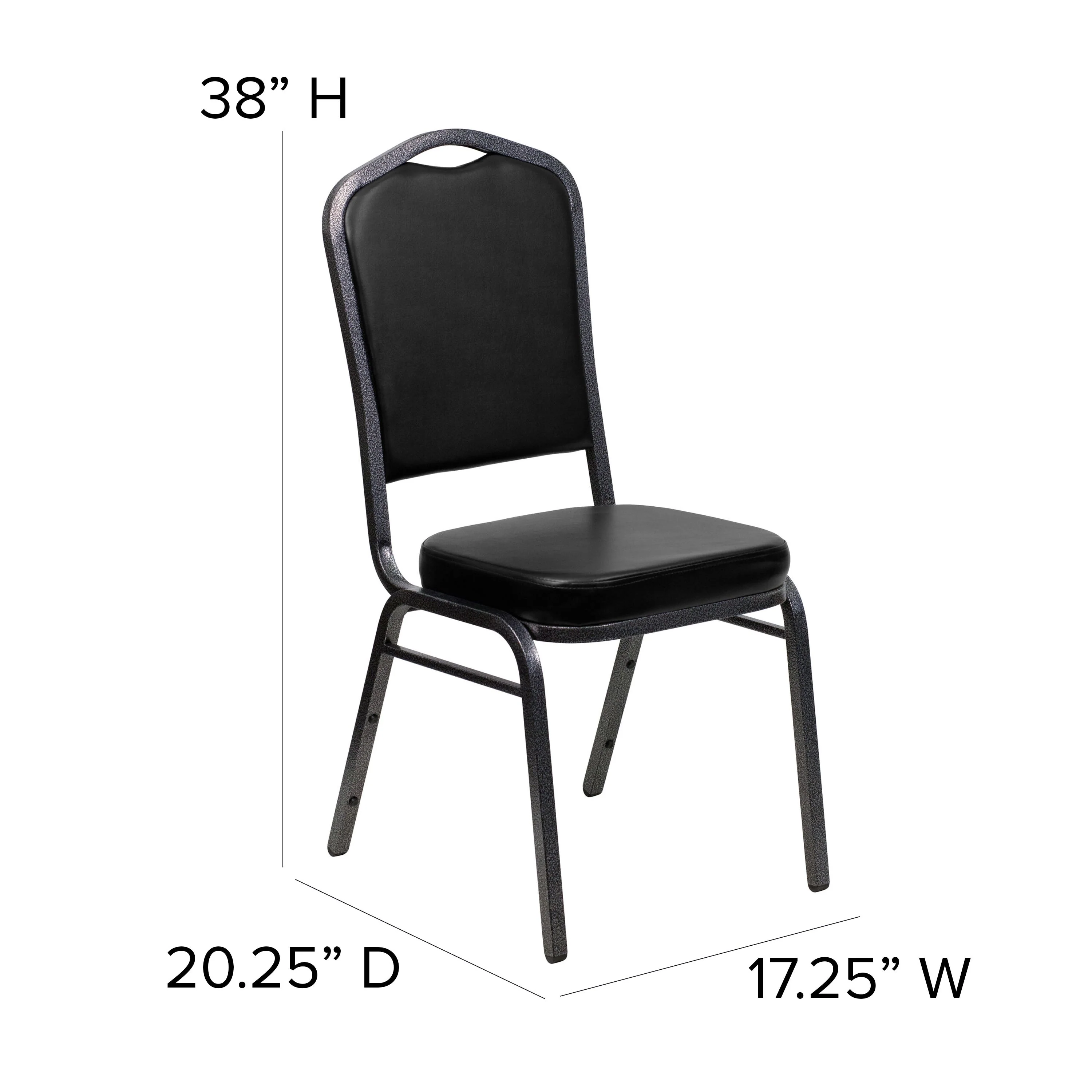 HERCULES Series Crown Back Stacking Banquet Chair - Image 78