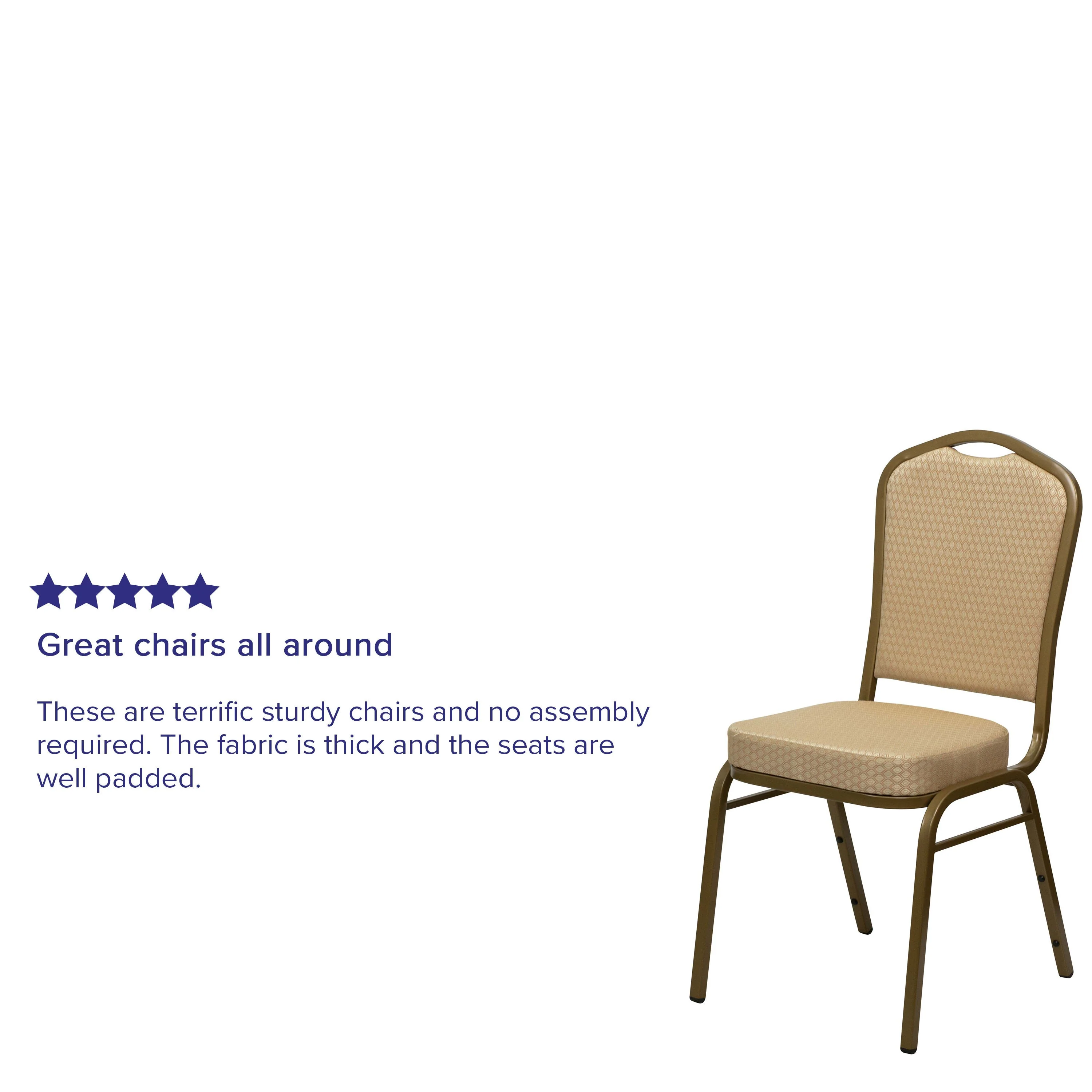 HERCULES Series Crown Back Stacking Banquet Chair - Image 82