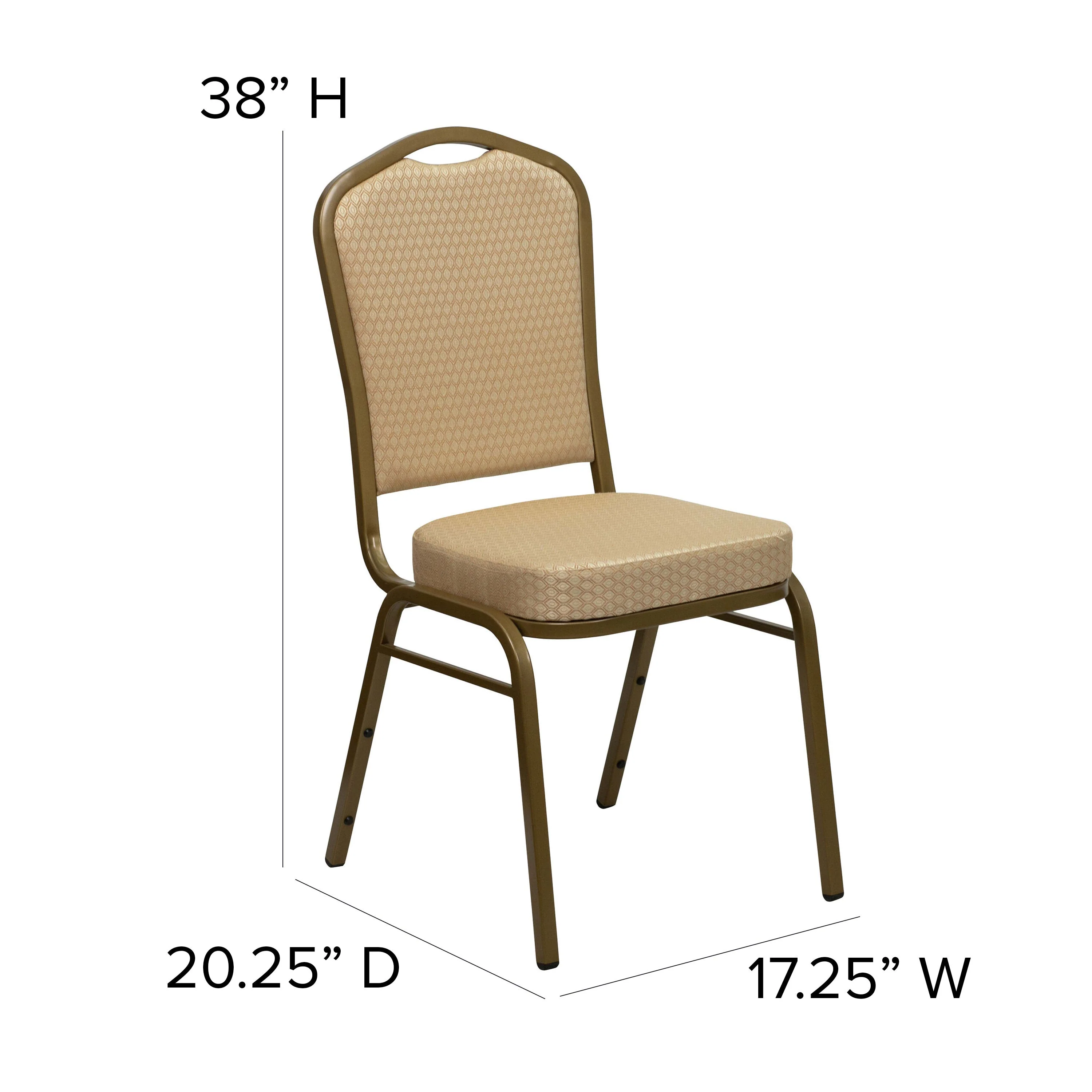 HERCULES Series Crown Back Stacking Banquet Chair - Image 84