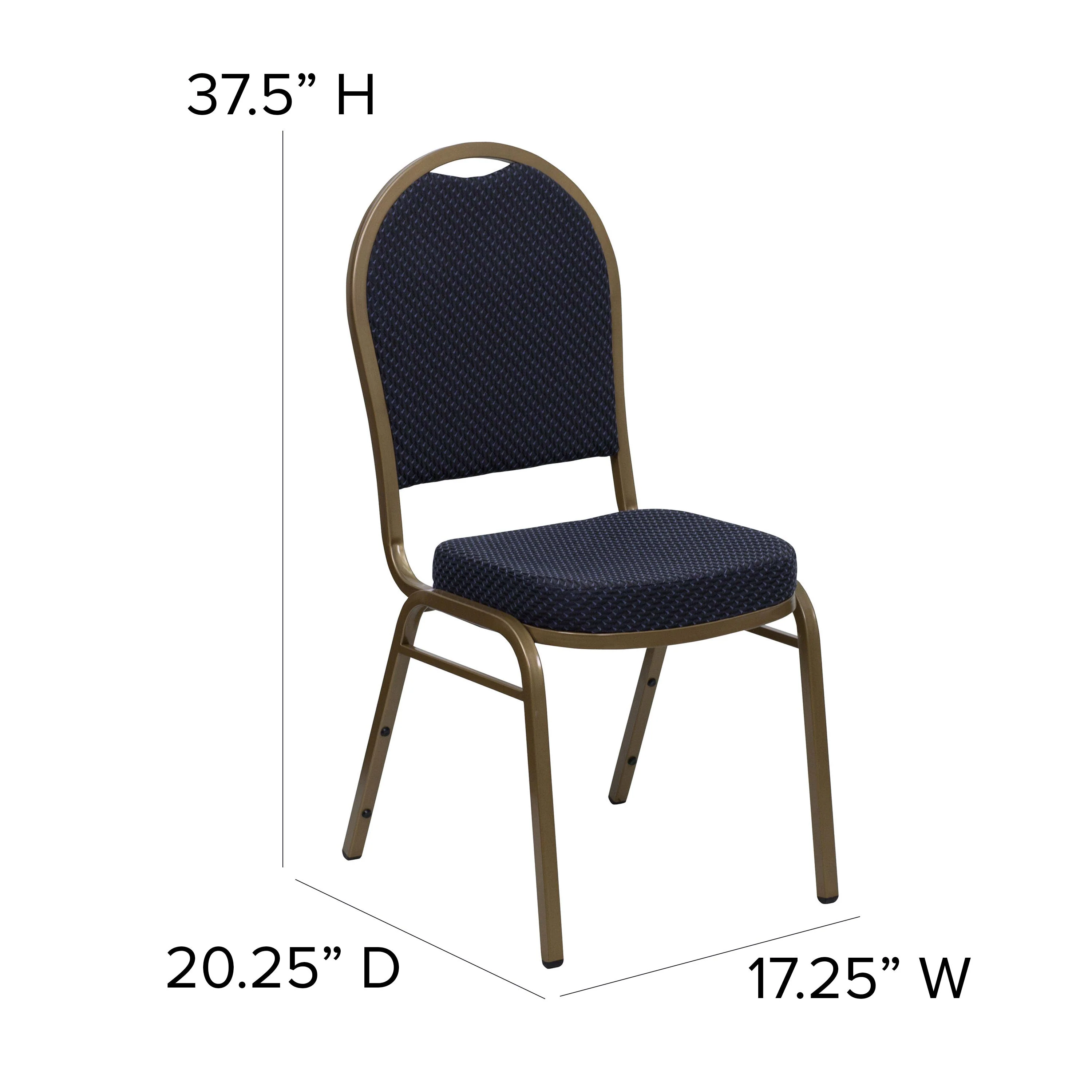 HERCULES Series Dome Back Stacking Banquet Chair - Image 19
