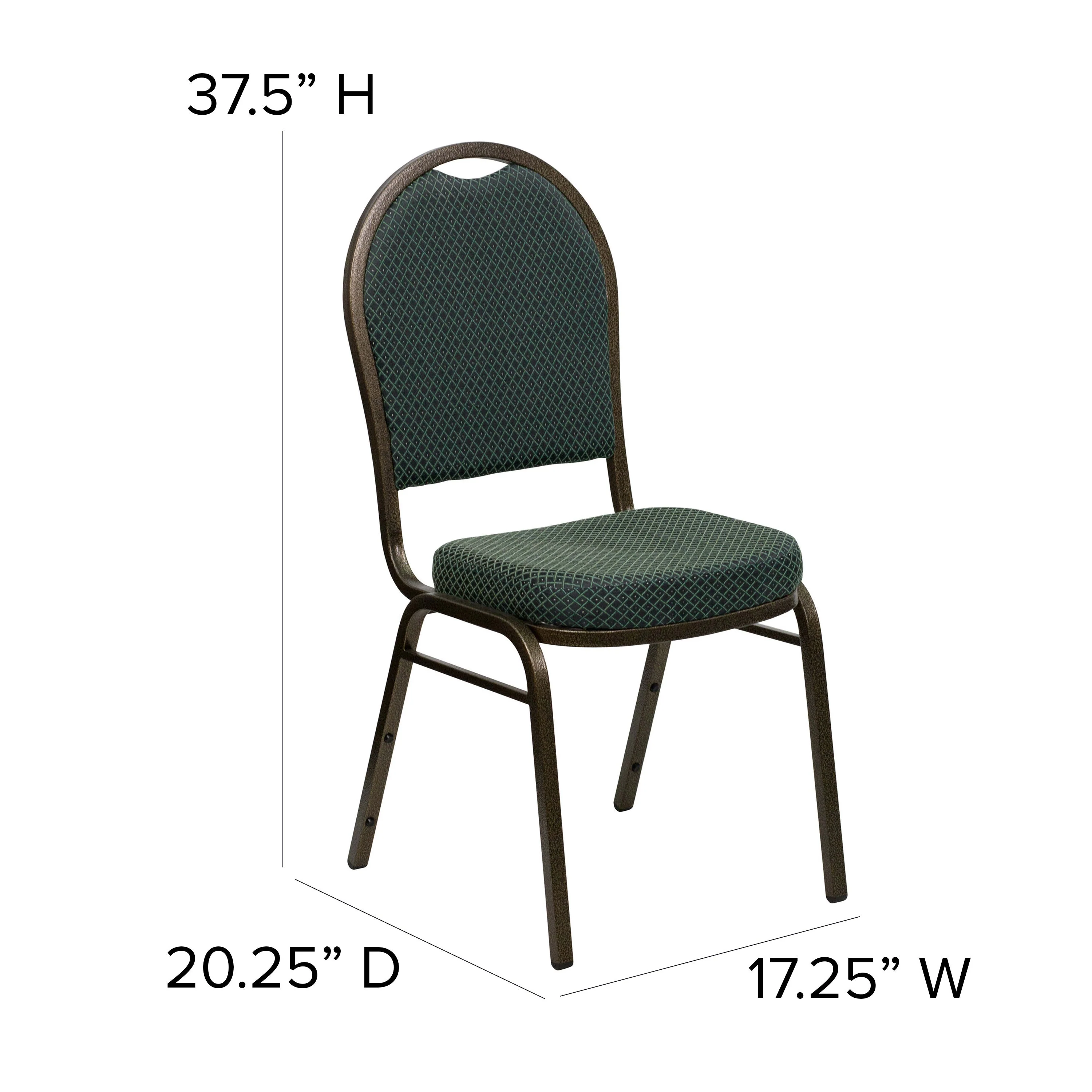 HERCULES Series Dome Back Stacking Banquet Chair - Image 45