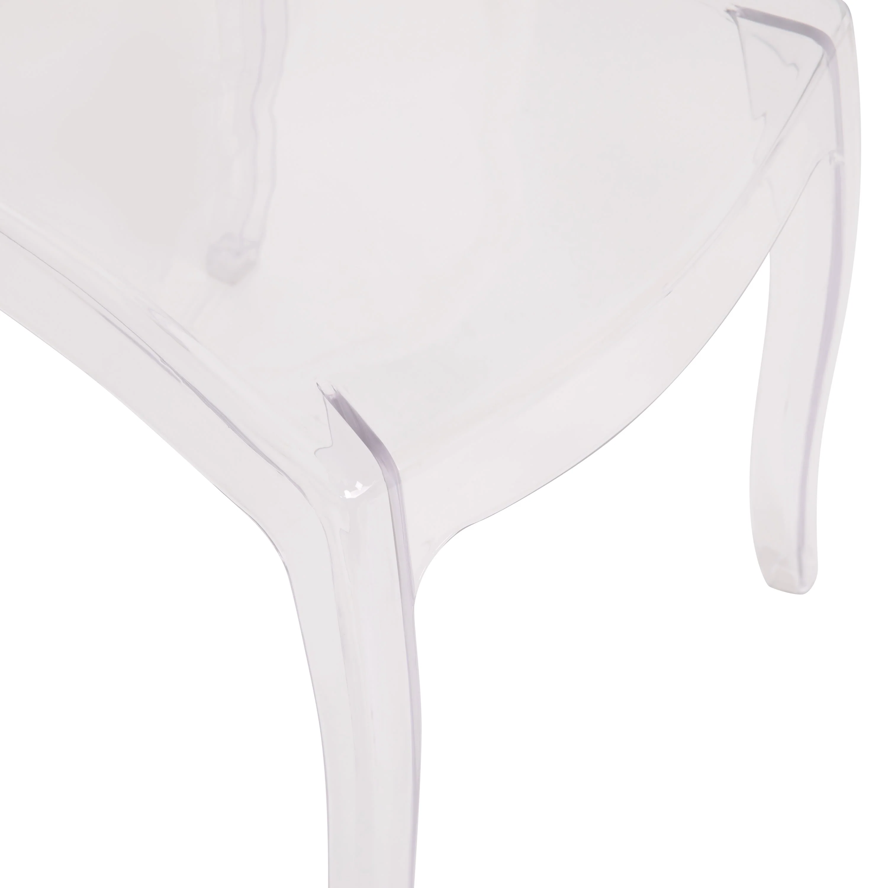 Extra Wide Resin 700 LB. Weight Capacity Banquet and Event Ghost Chair for Indoor/Outdoor Use - Image 7