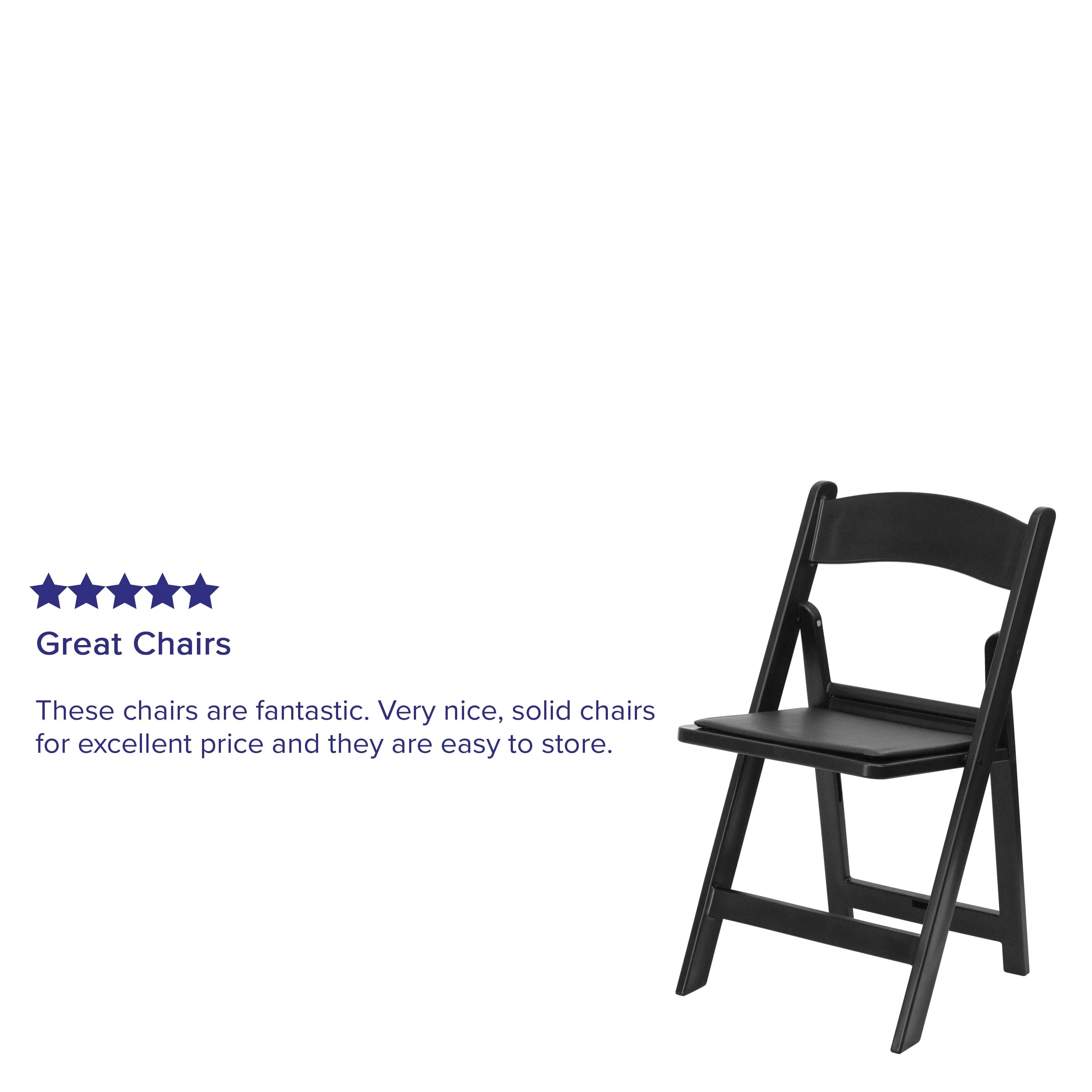 Hercules Folding Chair - Stackable Resin – 800LB Weight Capacity Event Chair - Image 103